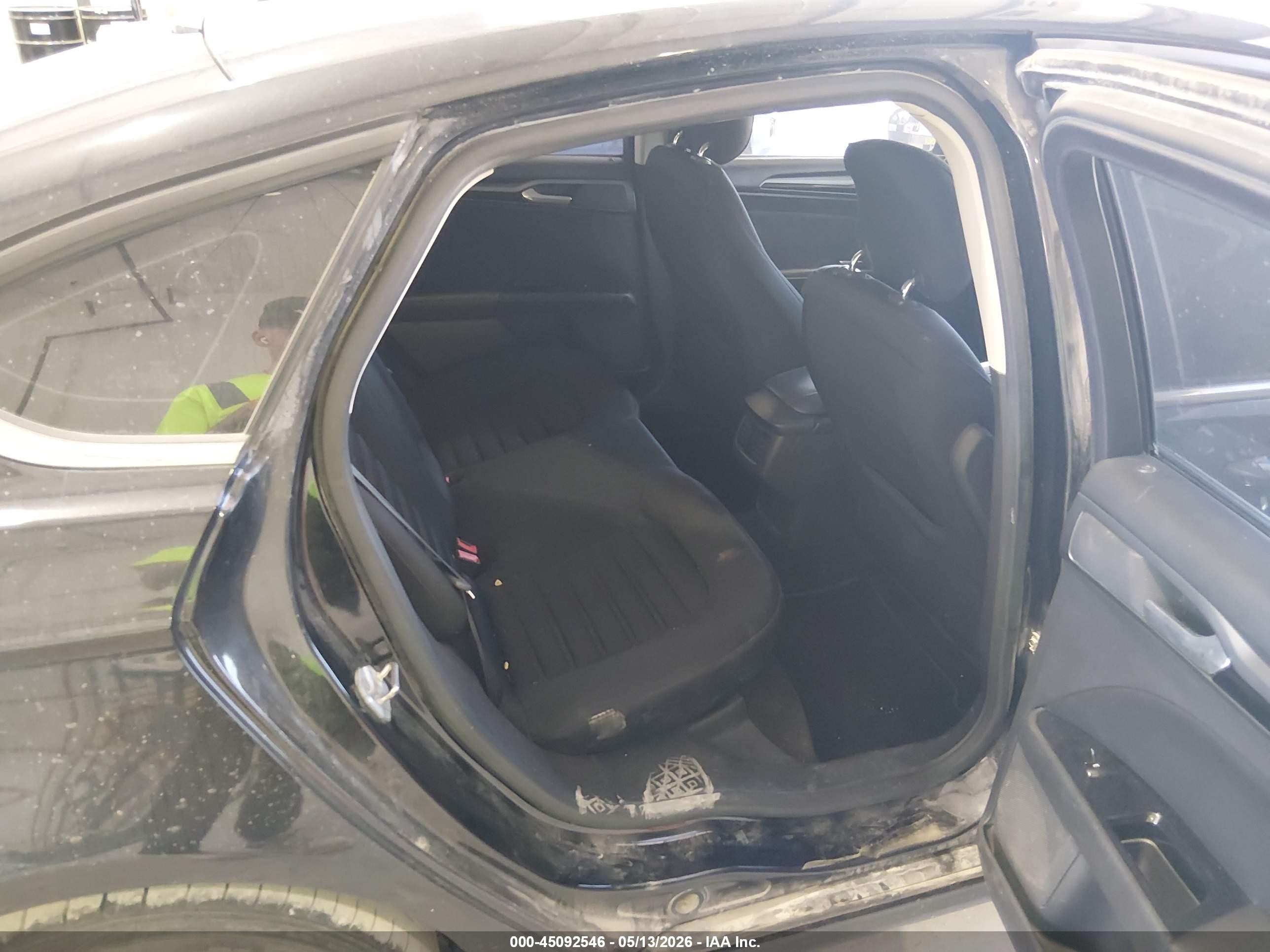 2014 Ford Fusion Se Black vin: 3FA6P0H75ER149900