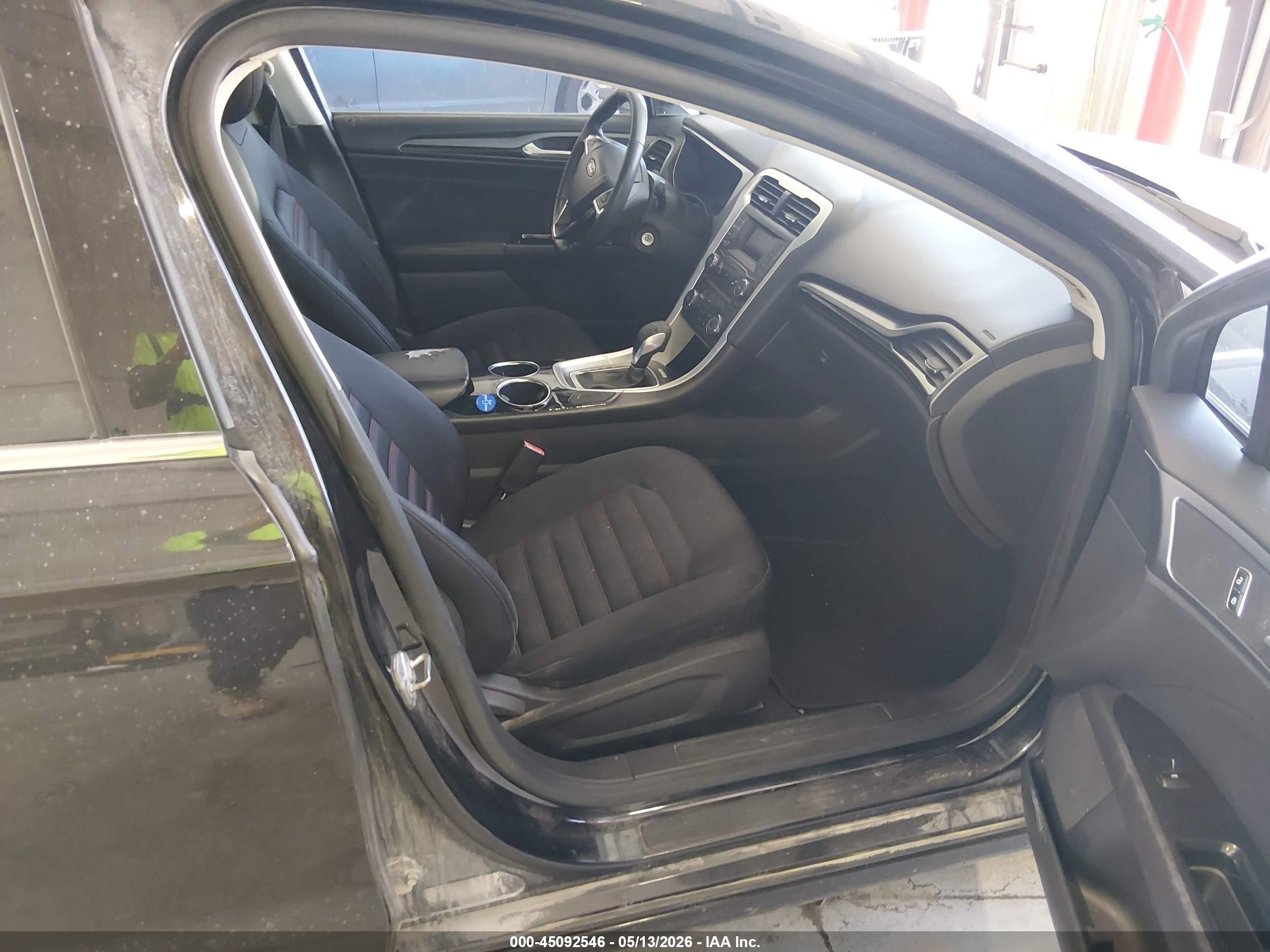 2014 Ford Fusion Se Black vin: 3FA6P0H75ER149900