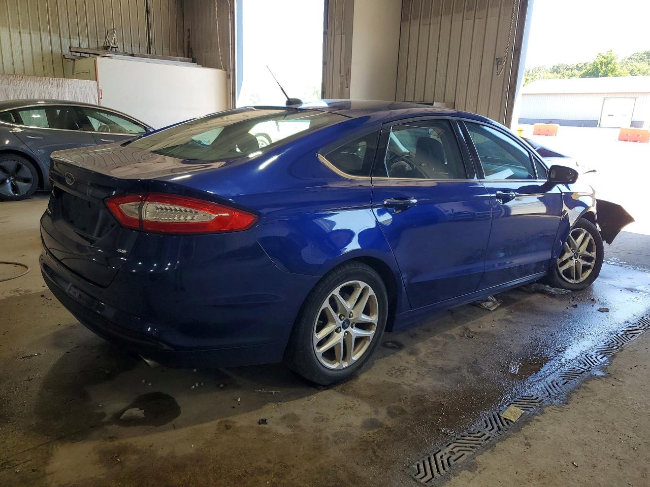 2014 Ford Fusion Se Blue vin: 3FA6P0H75ER154448