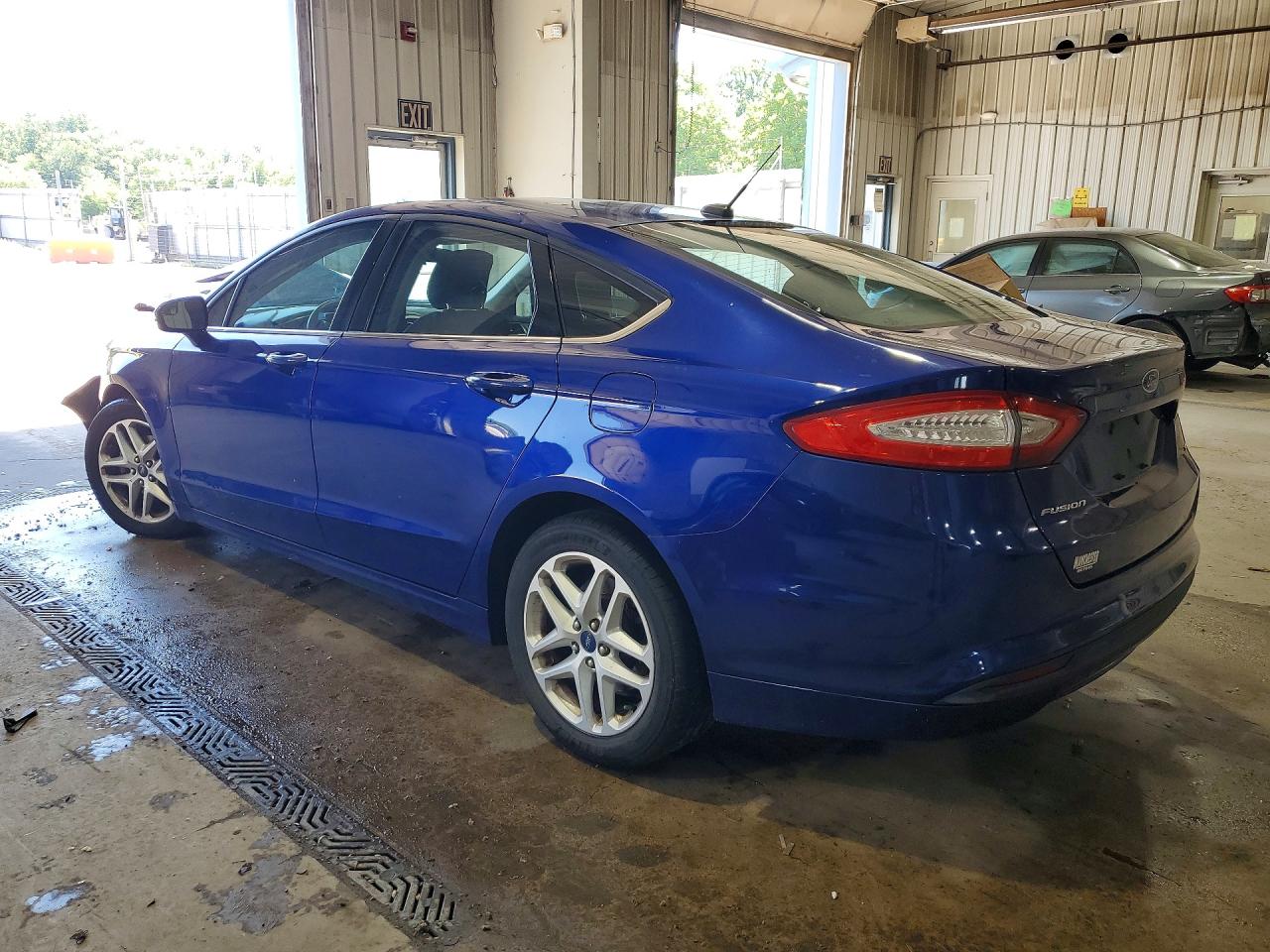 2014 Ford Fusion Se Blue vin: 3FA6P0H75ER154448