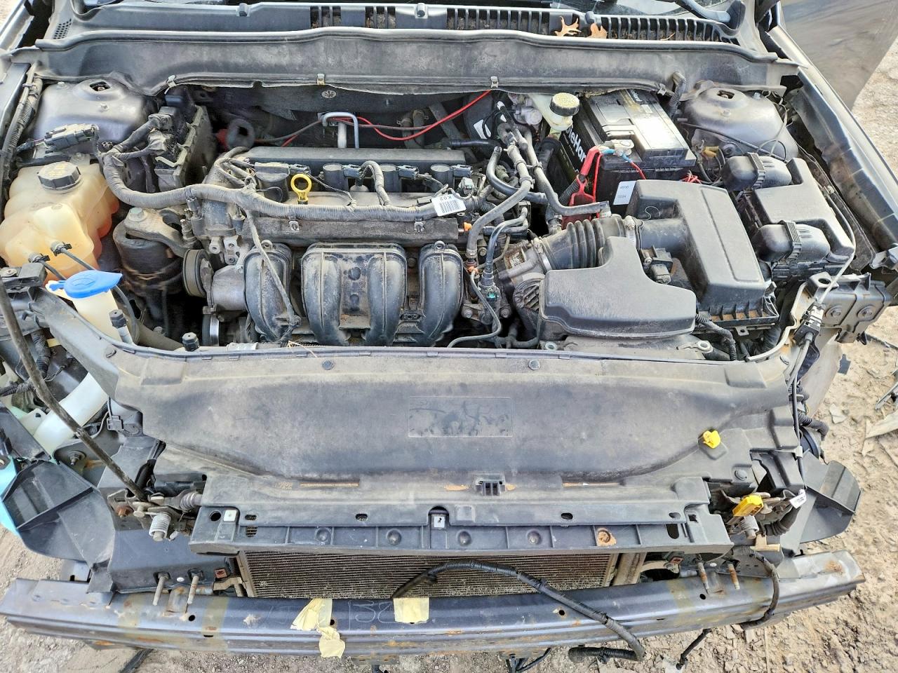 2014 Ford Fusion Se Серый vin: 3FA6P0H75ER156376