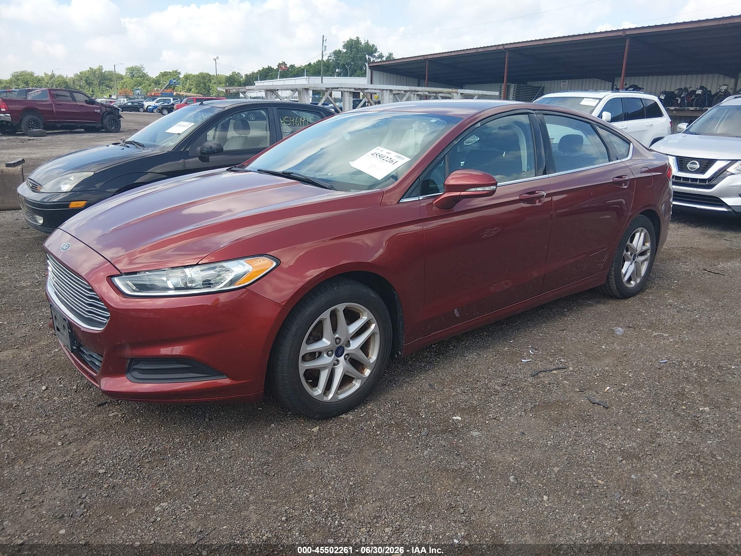 2014 Ford Fusion Se Red vin: 3FA6P0H75ER162758