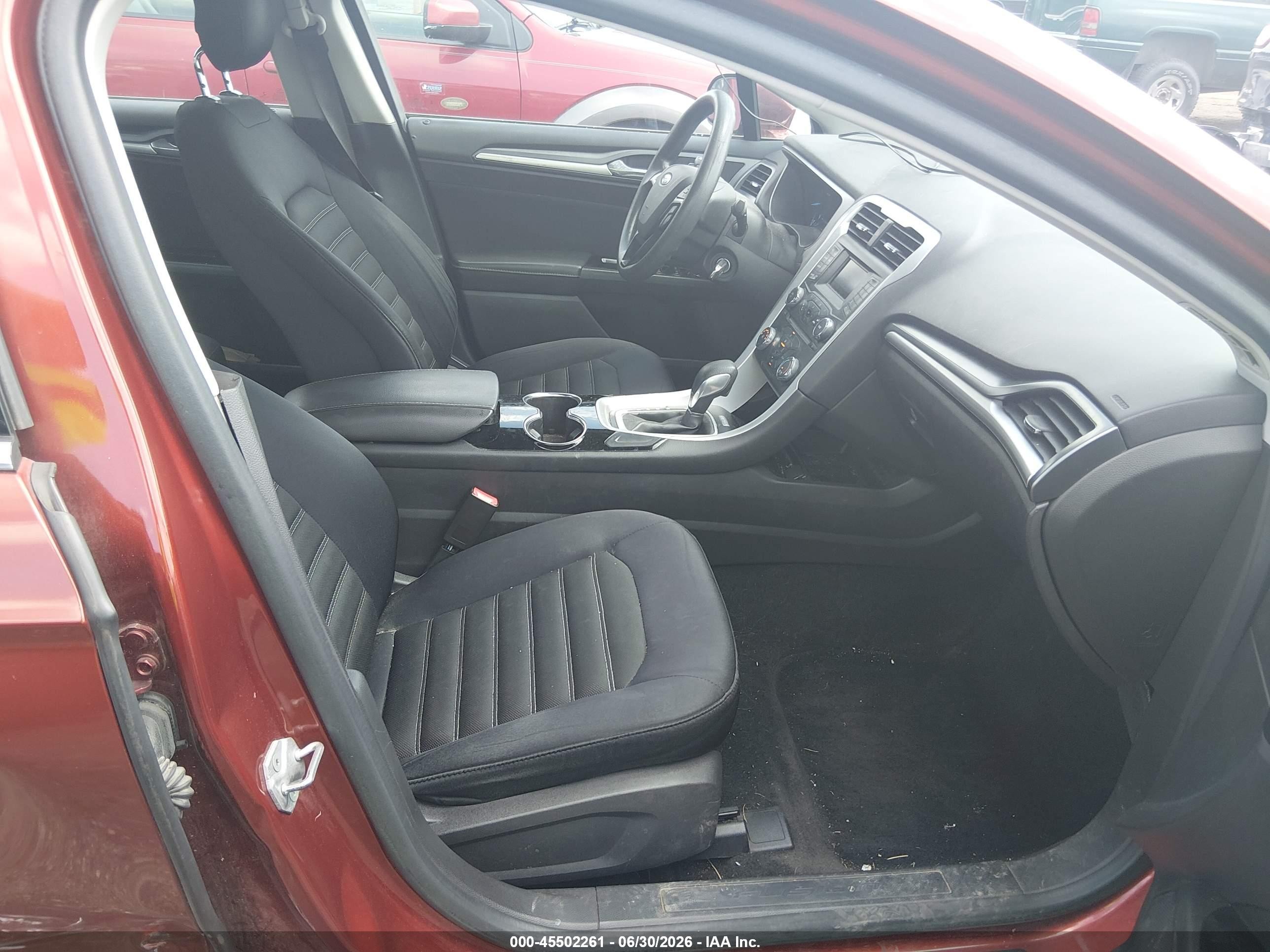 2014 Ford Fusion Se Red vin: 3FA6P0H75ER162758