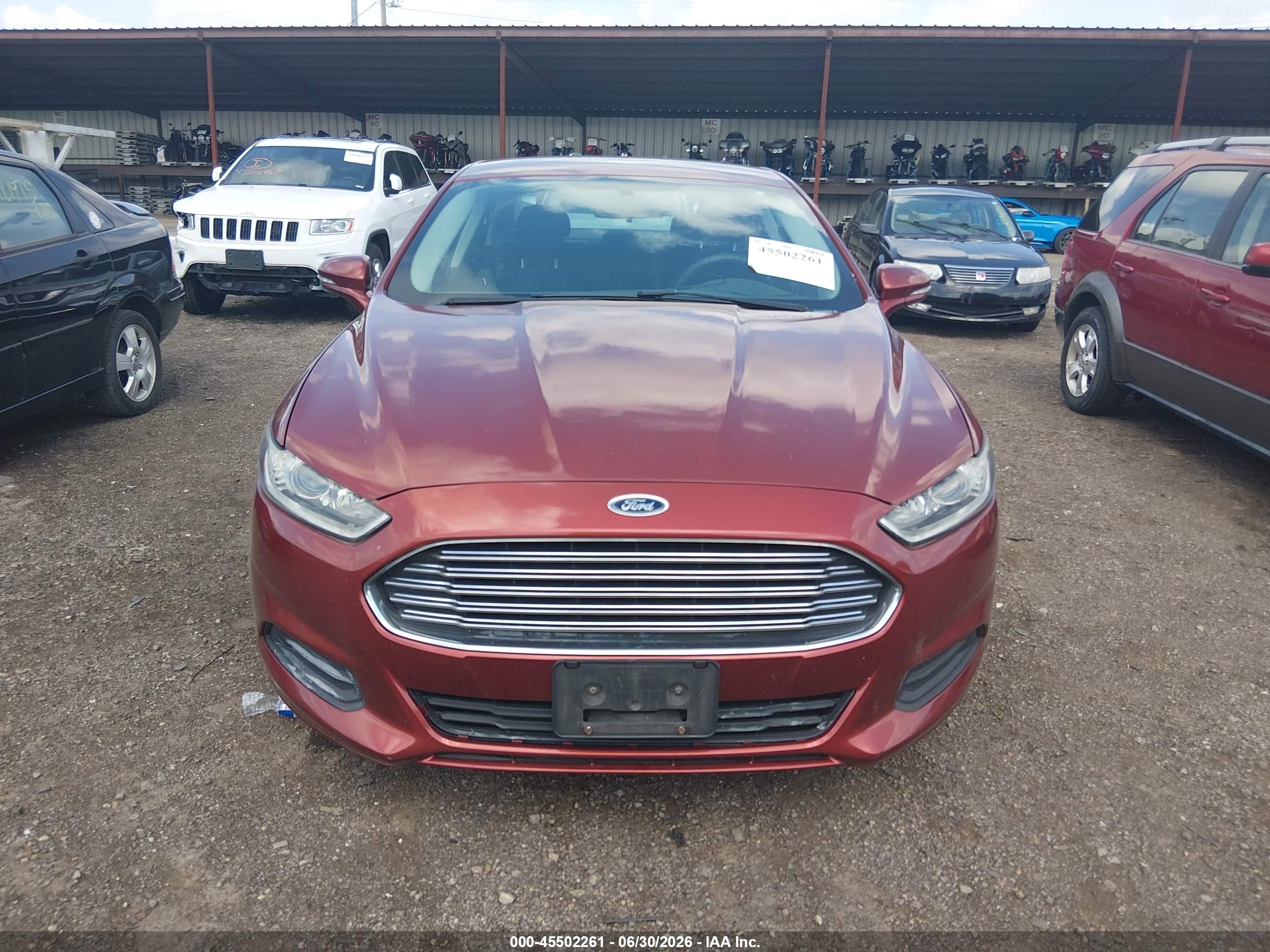 2014 Ford Fusion Se Red vin: 3FA6P0H75ER162758