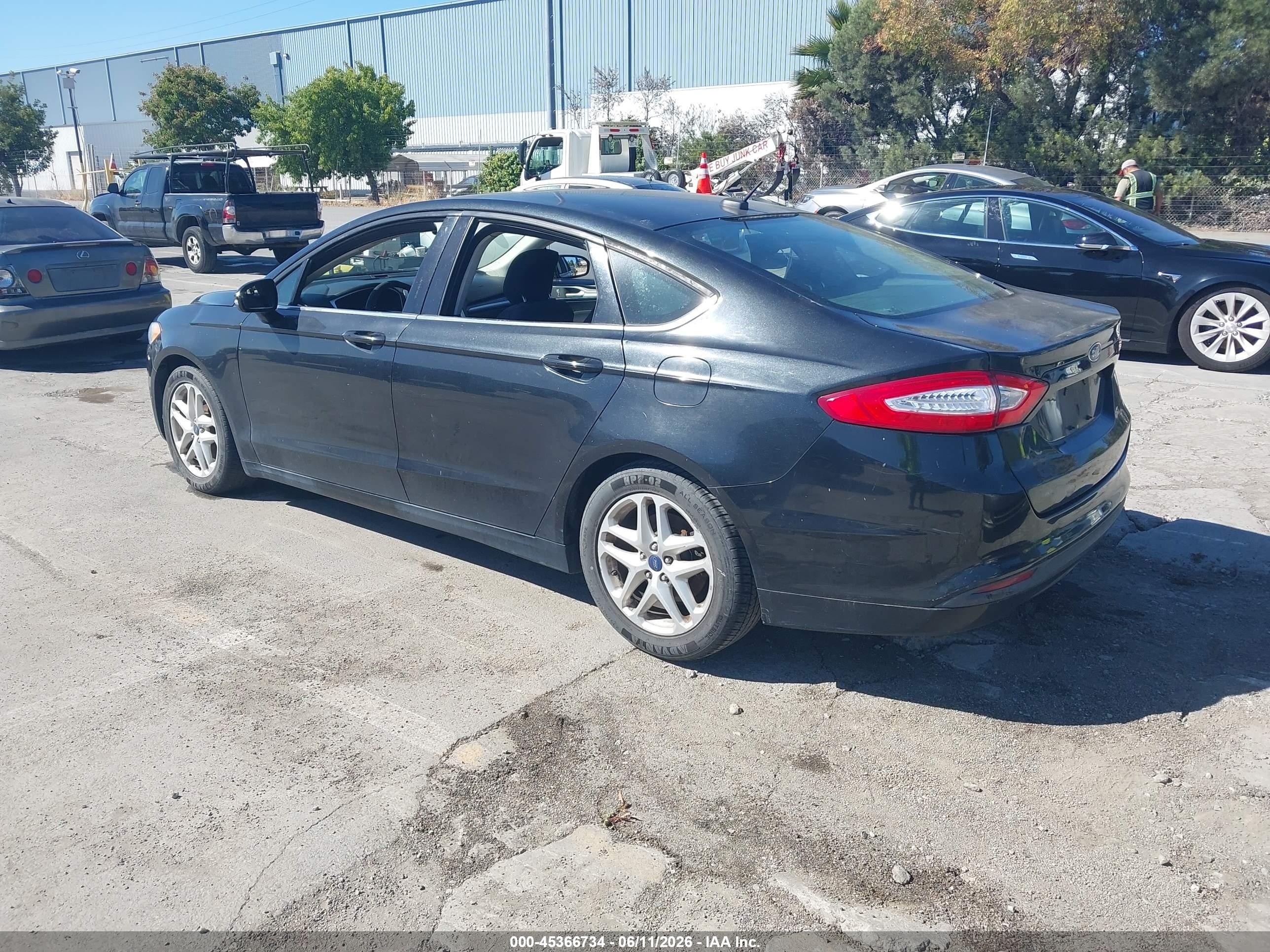 2014 Ford Fusion Se Black vin: 3FA6P0H75ER171122