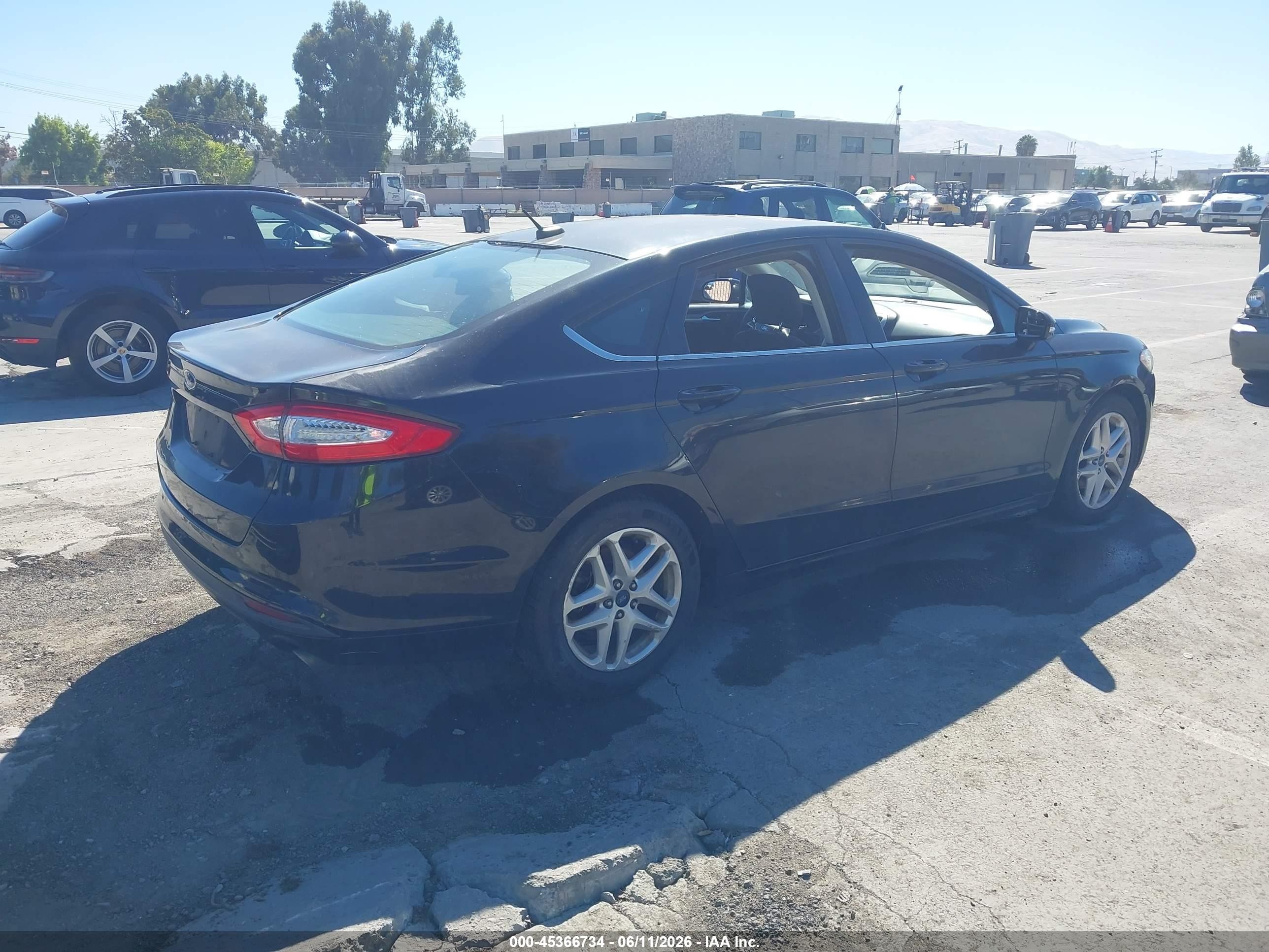 2014 Ford Fusion Se Black vin: 3FA6P0H75ER171122