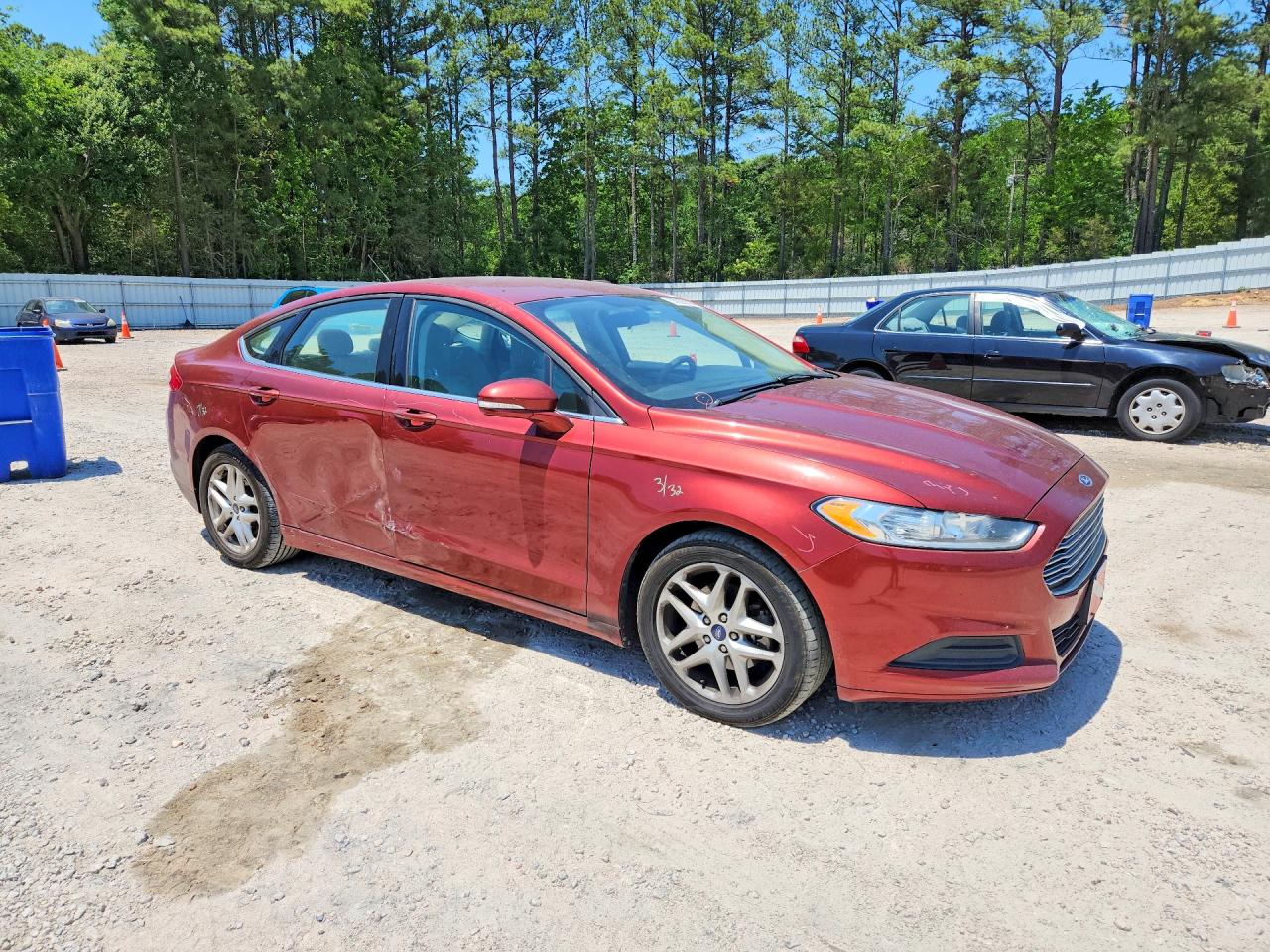 2014 Ford Fusion Se Красный vin: 3FA6P0H75ER173498