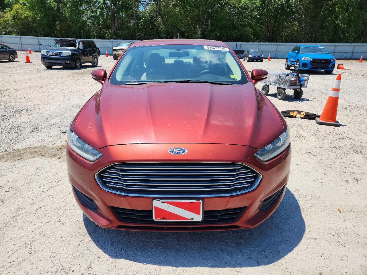2014 Ford Fusion Se Красный vin: 3FA6P0H75ER173498