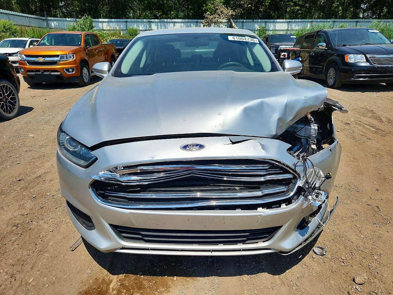 2014 Ford Fusion Se Silver vin: 3FA6P0H75ER184016