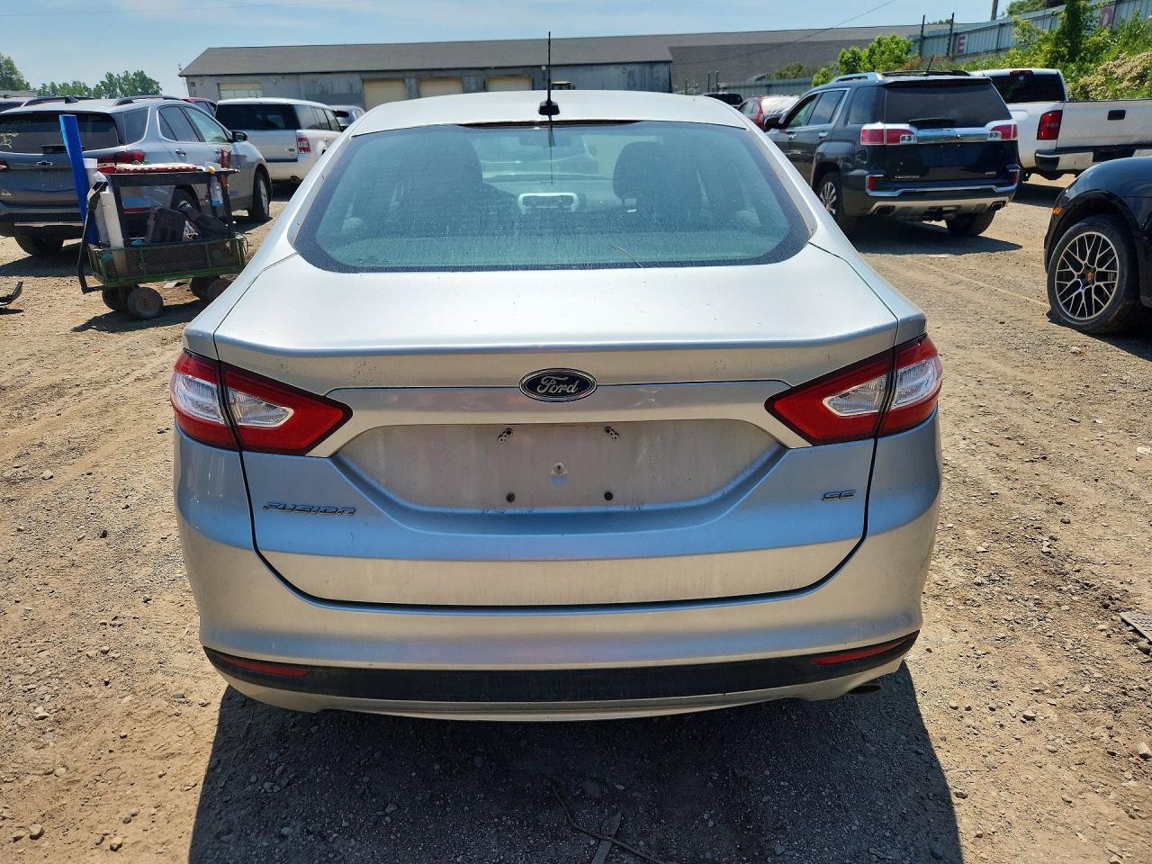 2014 Ford Fusion Se Silver vin: 3FA6P0H75ER184016