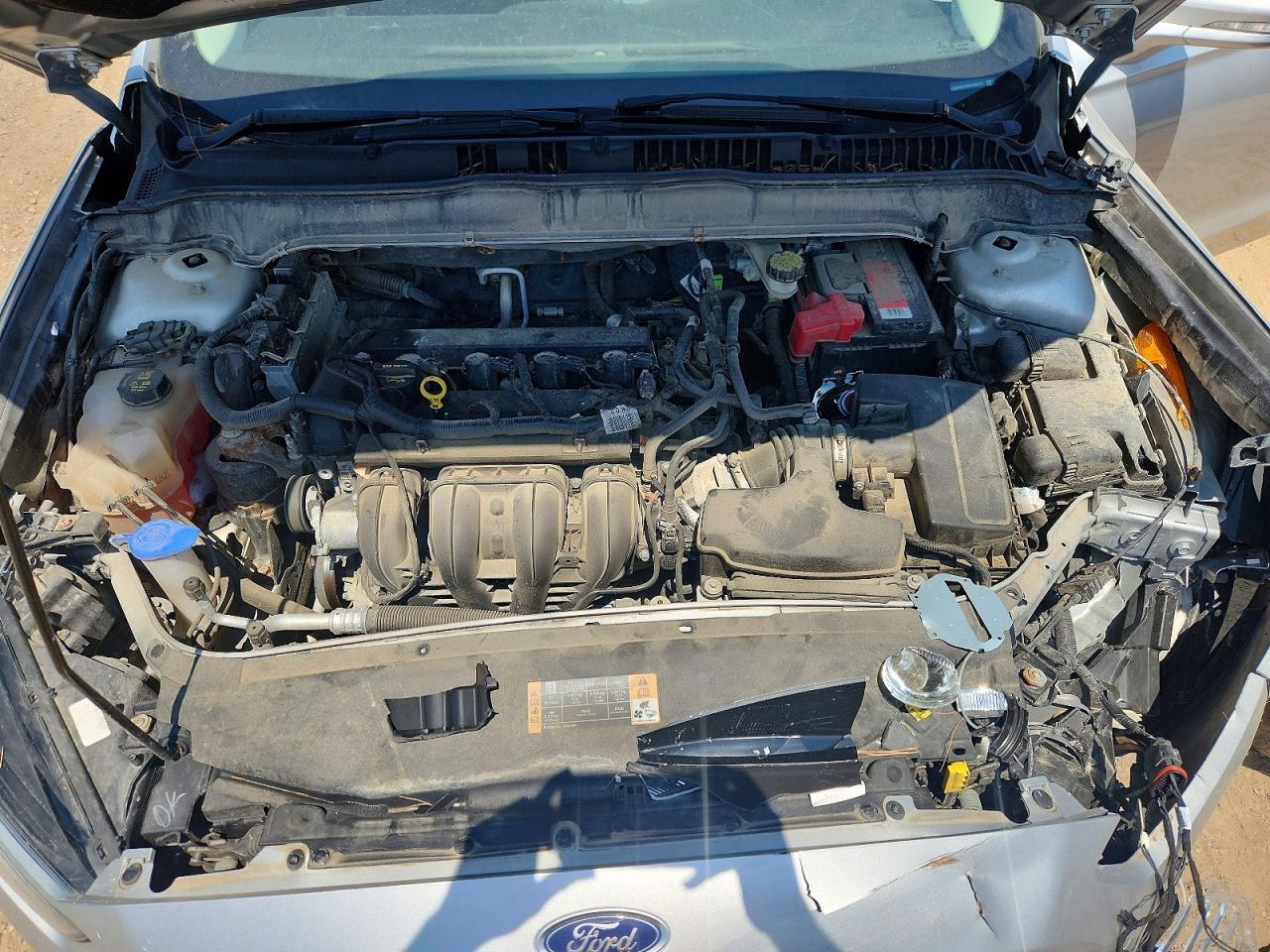 2014 Ford Fusion Se Silver vin: 3FA6P0H75ER184016