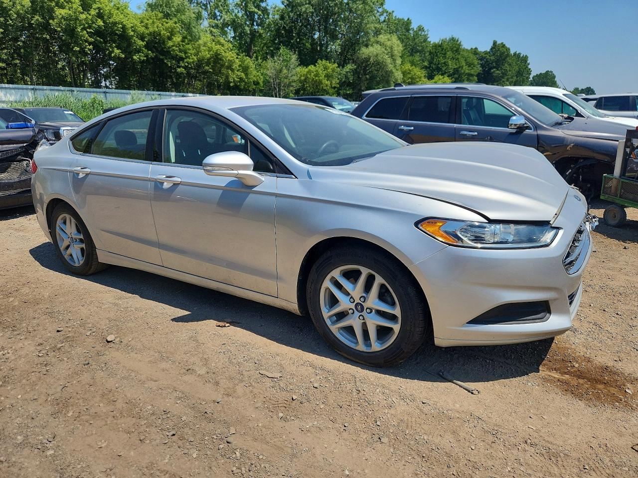 2014 Ford Fusion Se Silver vin: 3FA6P0H75ER184016