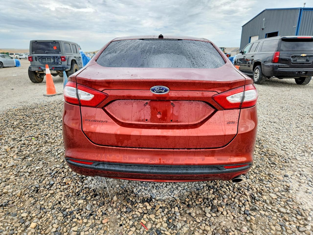 2014 Ford Fusion Se Оранжевый vin: 3FA6P0H75ER187224
