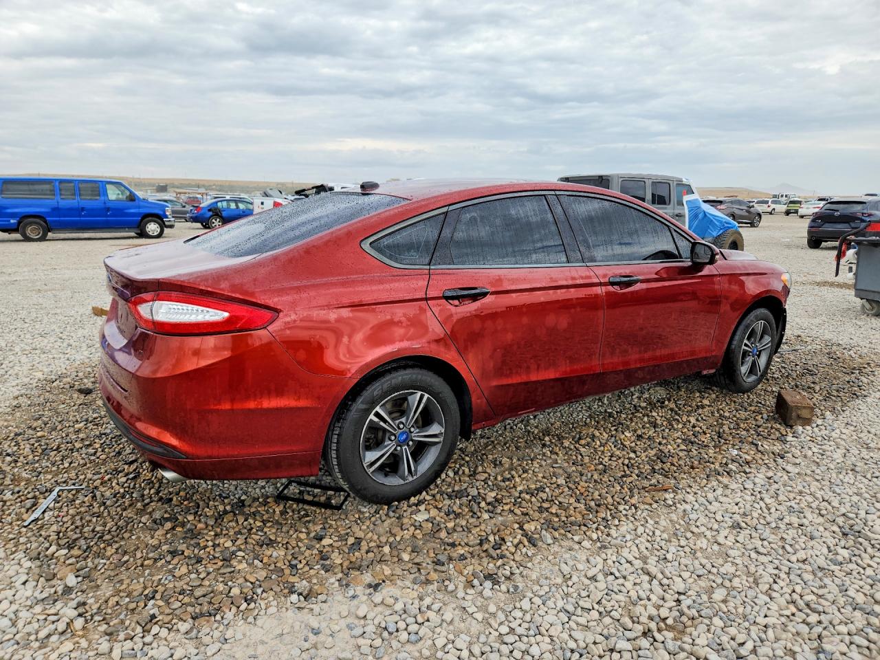 2014 Ford Fusion Se Оранжевый vin: 3FA6P0H75ER187224