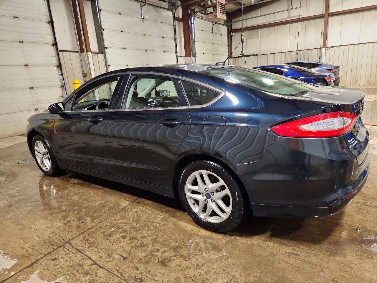 2014 Ford Fusion Se Blue vin: 3FA6P0H75ER197929