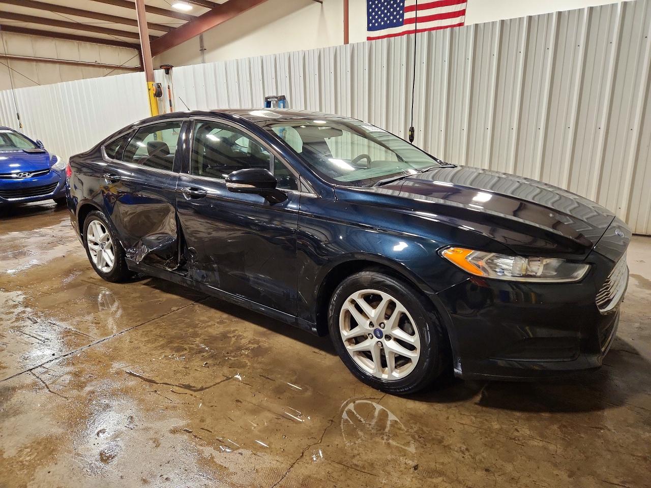 2014 Ford Fusion Se Blue vin: 3FA6P0H75ER197929