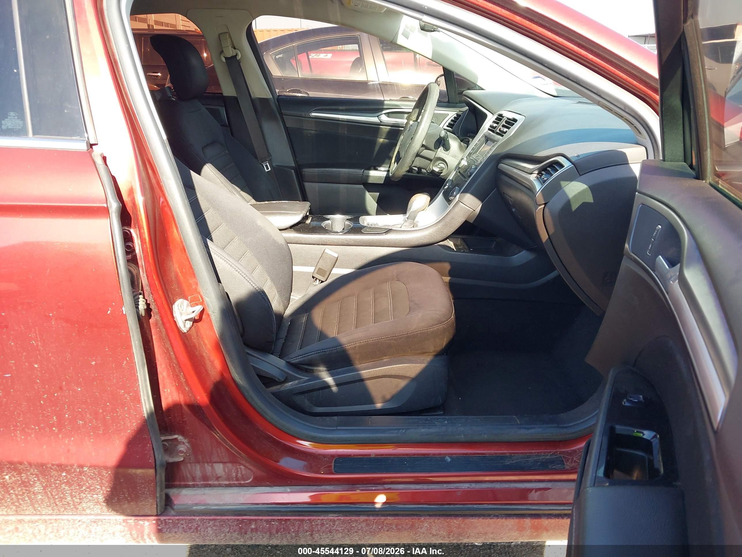 2014 Ford Fusion Se Orange vin: 3FA6P0H75ER201252