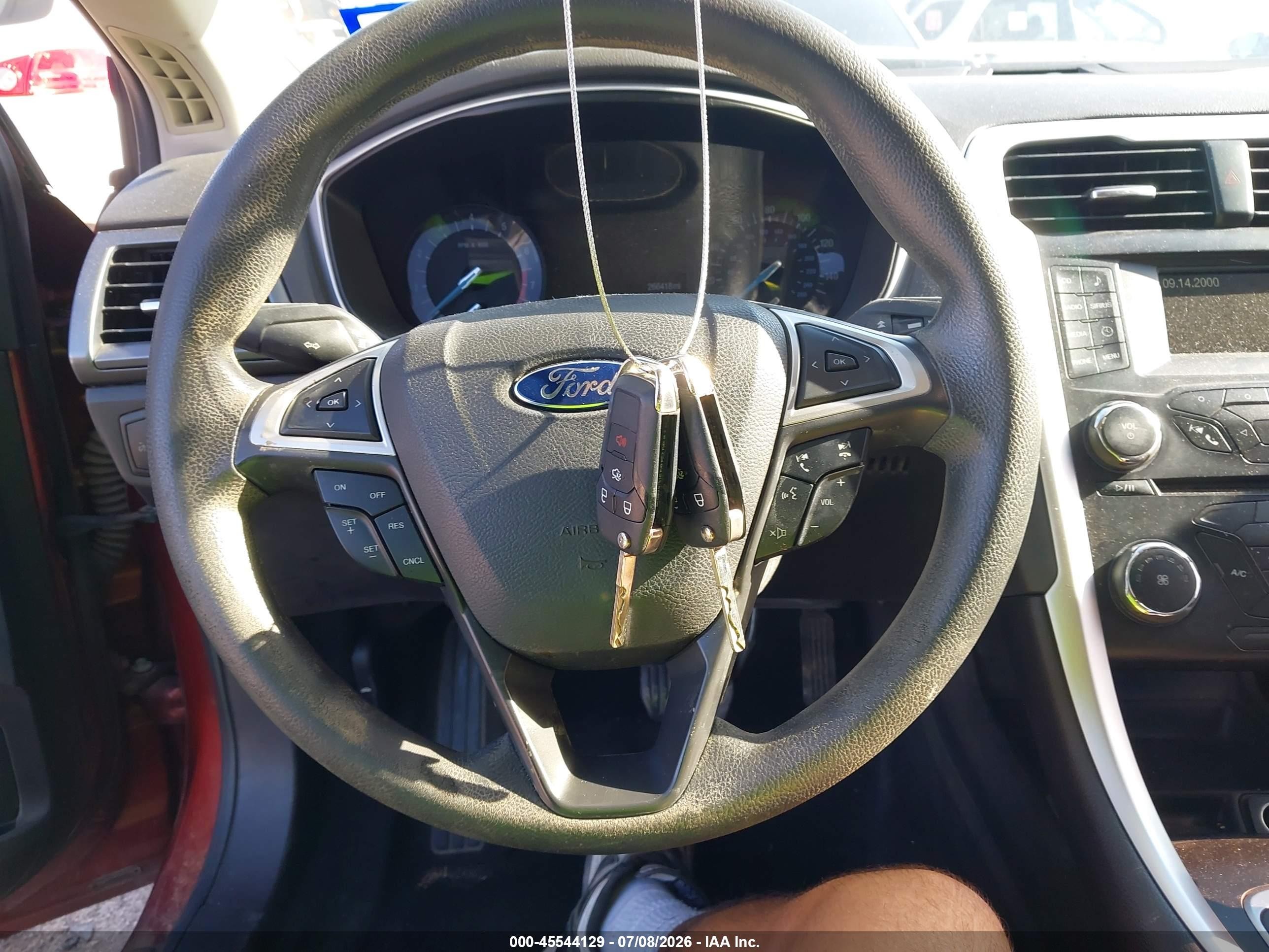 2014 Ford Fusion Se Orange vin: 3FA6P0H75ER201252