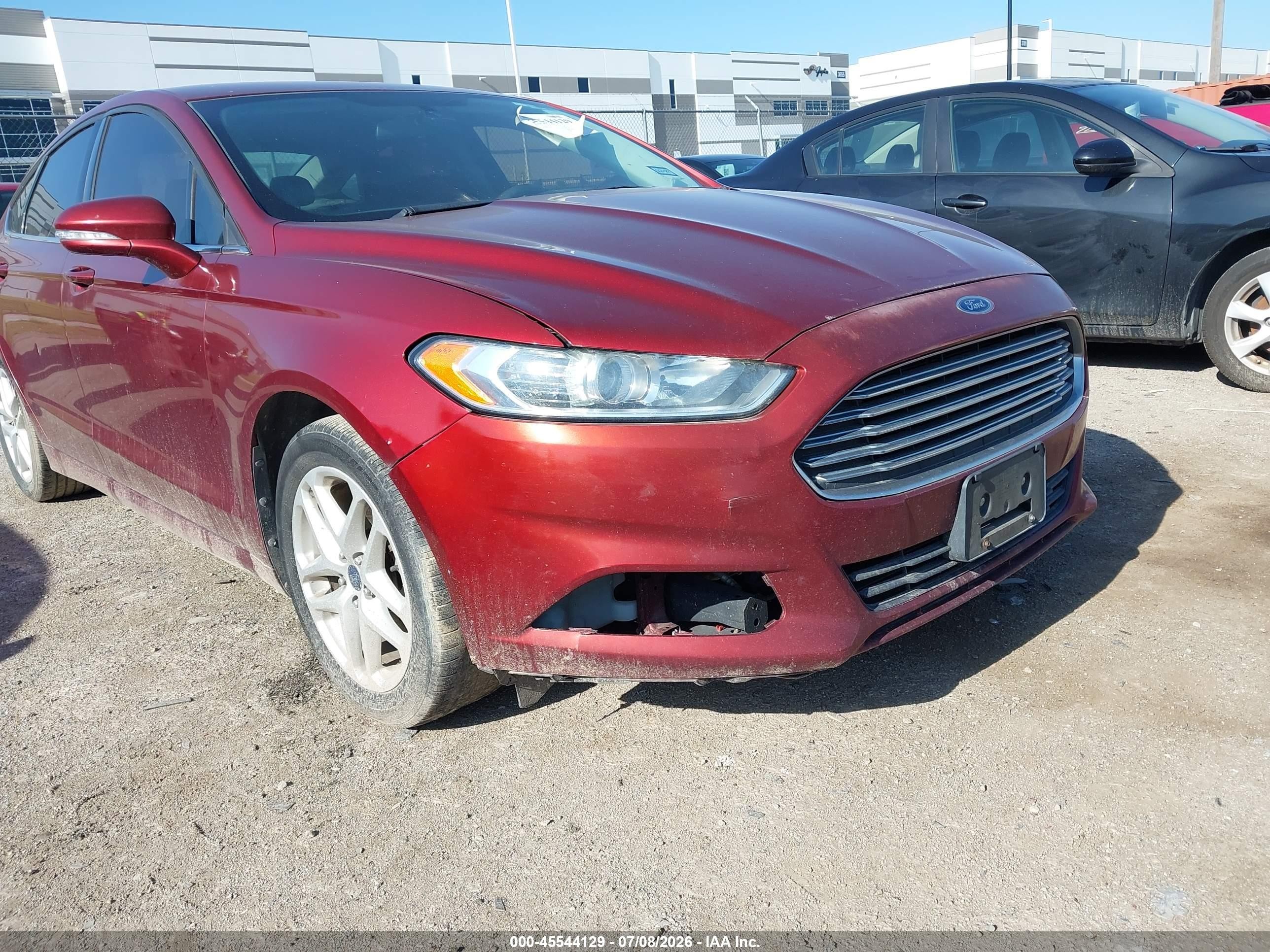 2014 Ford Fusion Se Orange vin: 3FA6P0H75ER201252