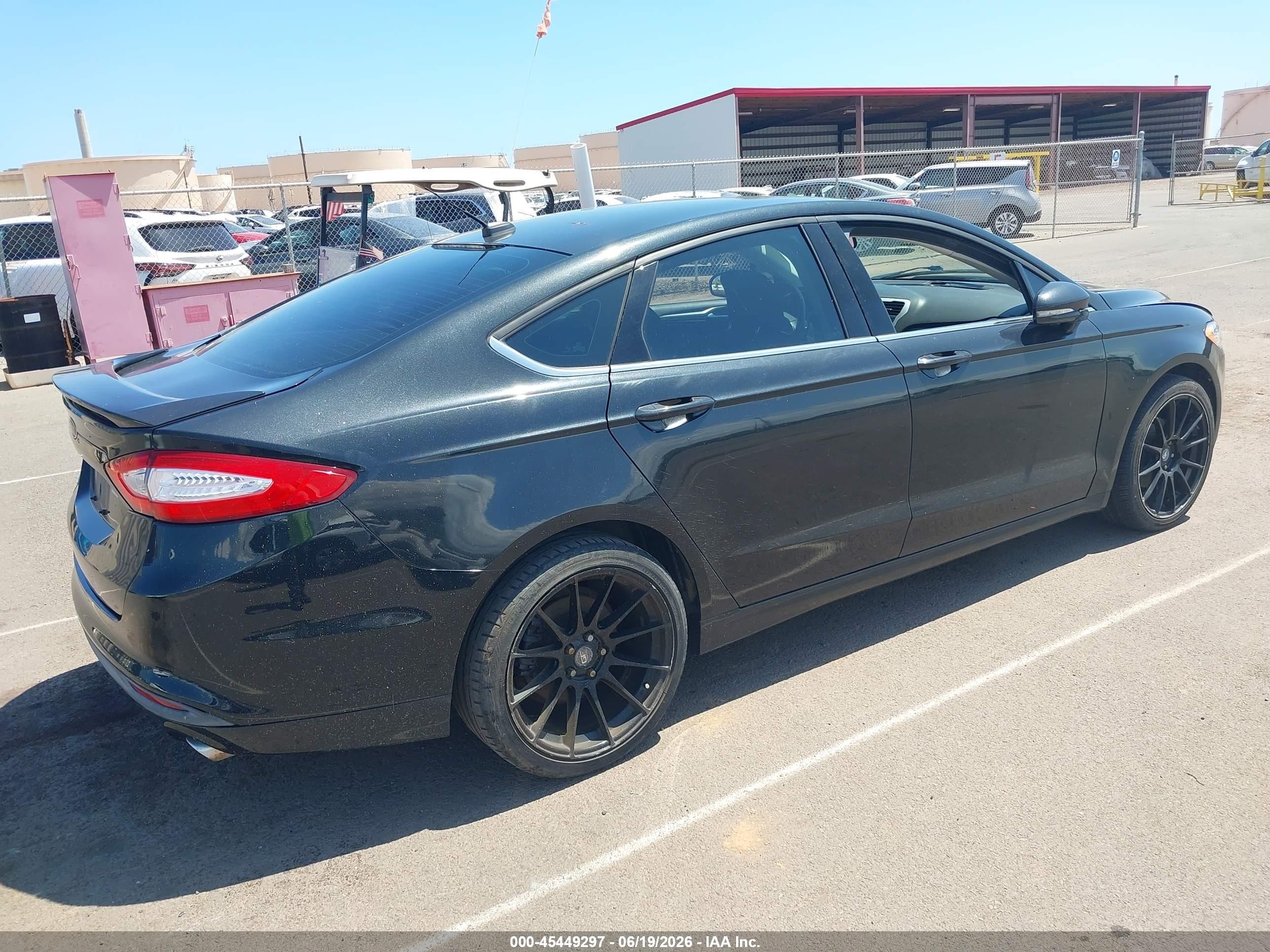 2014 Ford Fusion Se Black vin: 3FA6P0H75ER203227