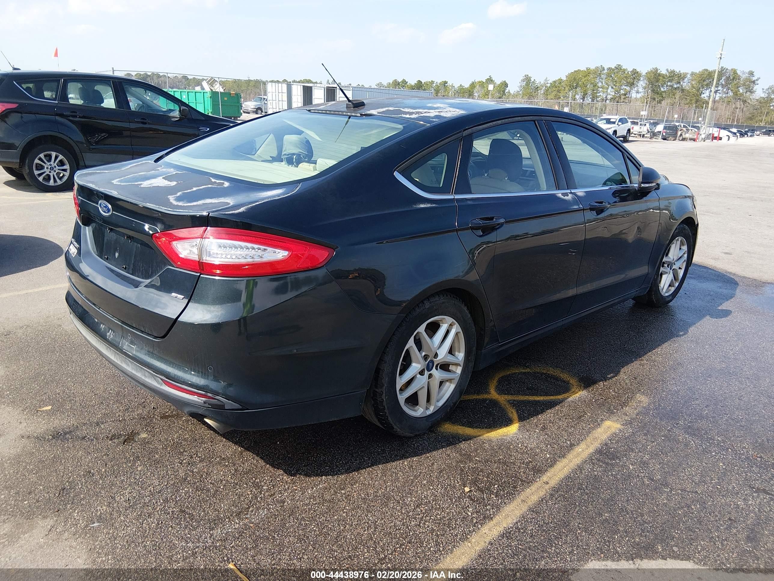 2014 Ford Fusion Se Black vin: 3FA6P0H75ER221341