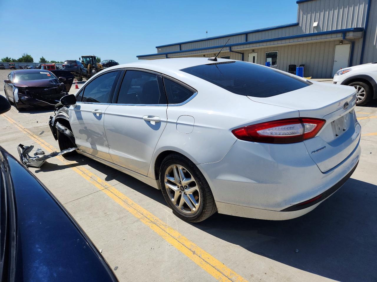2014 Ford Fusion Se White vin: 3FA6P0H75ER261807