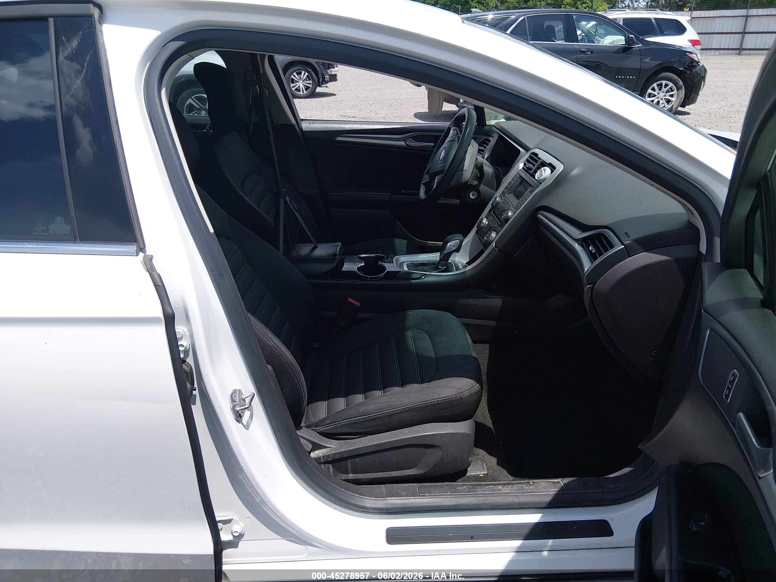 2014 Ford Fusion Se White vin: 3FA6P0H75ER296461