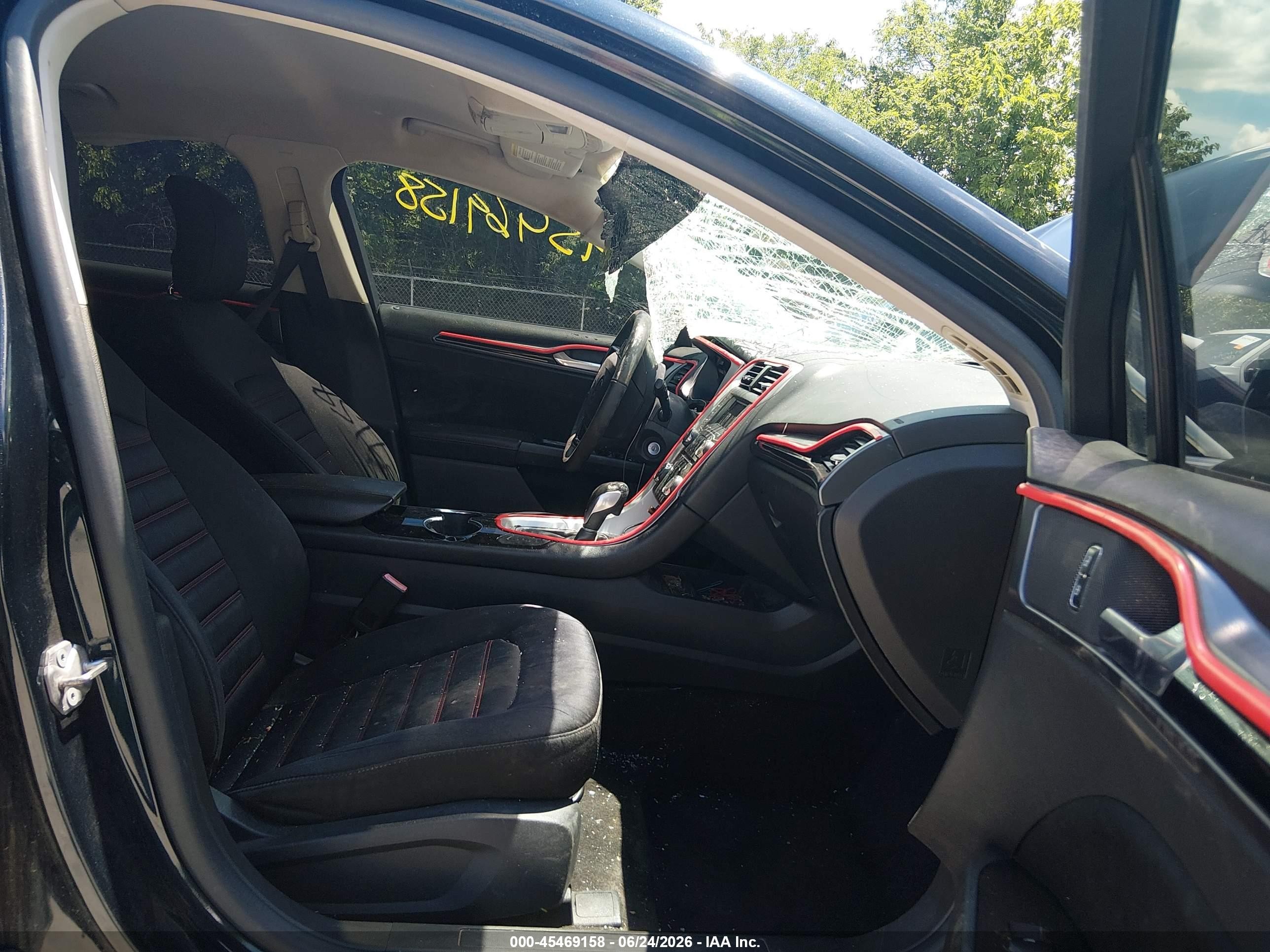 2014 Ford Fusion Se Black vin: 3FA6P0H75ER305594