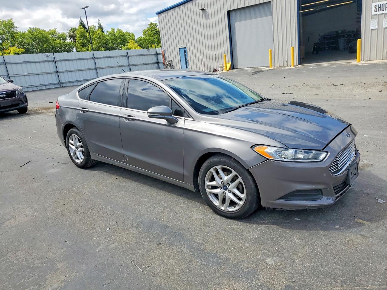 2014 Ford Fusion Se Gray vin: 3FA6P0H75ER318331