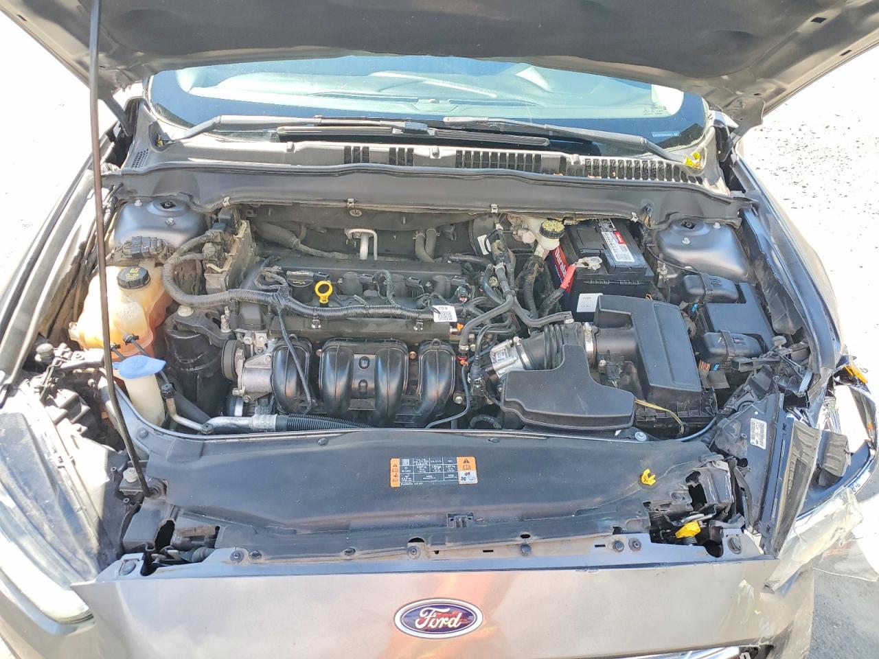 2014 Ford Fusion Se Gray vin: 3FA6P0H75ER318331
