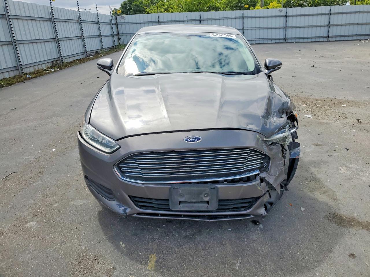 2014 Ford Fusion Se Gray vin: 3FA6P0H75ER318331