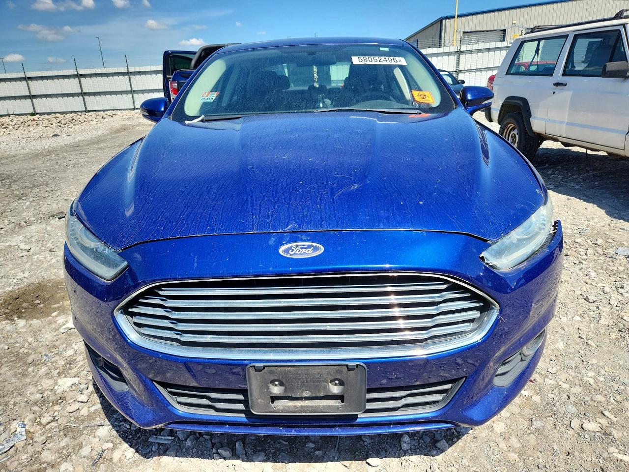 2014 Ford Fusion Se Blue vin: 3FA6P0H75ER338529