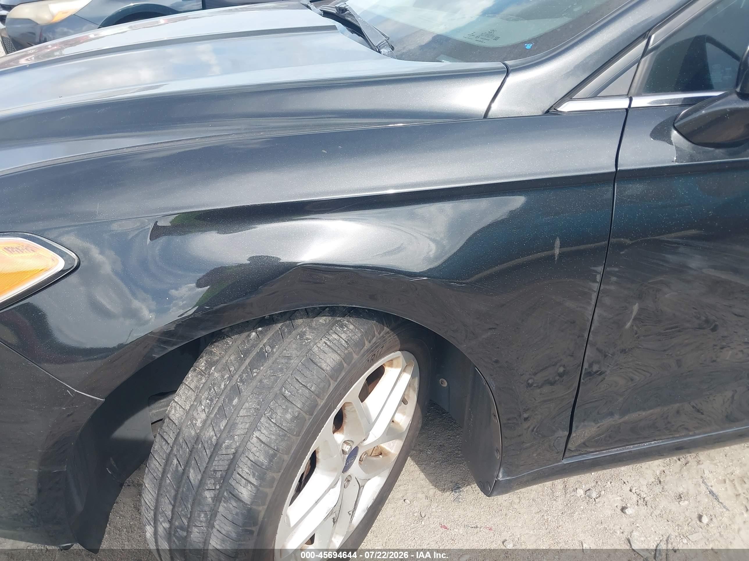 2014 Ford Fusion Se Черный vin: 3FA6P0H75ER349871