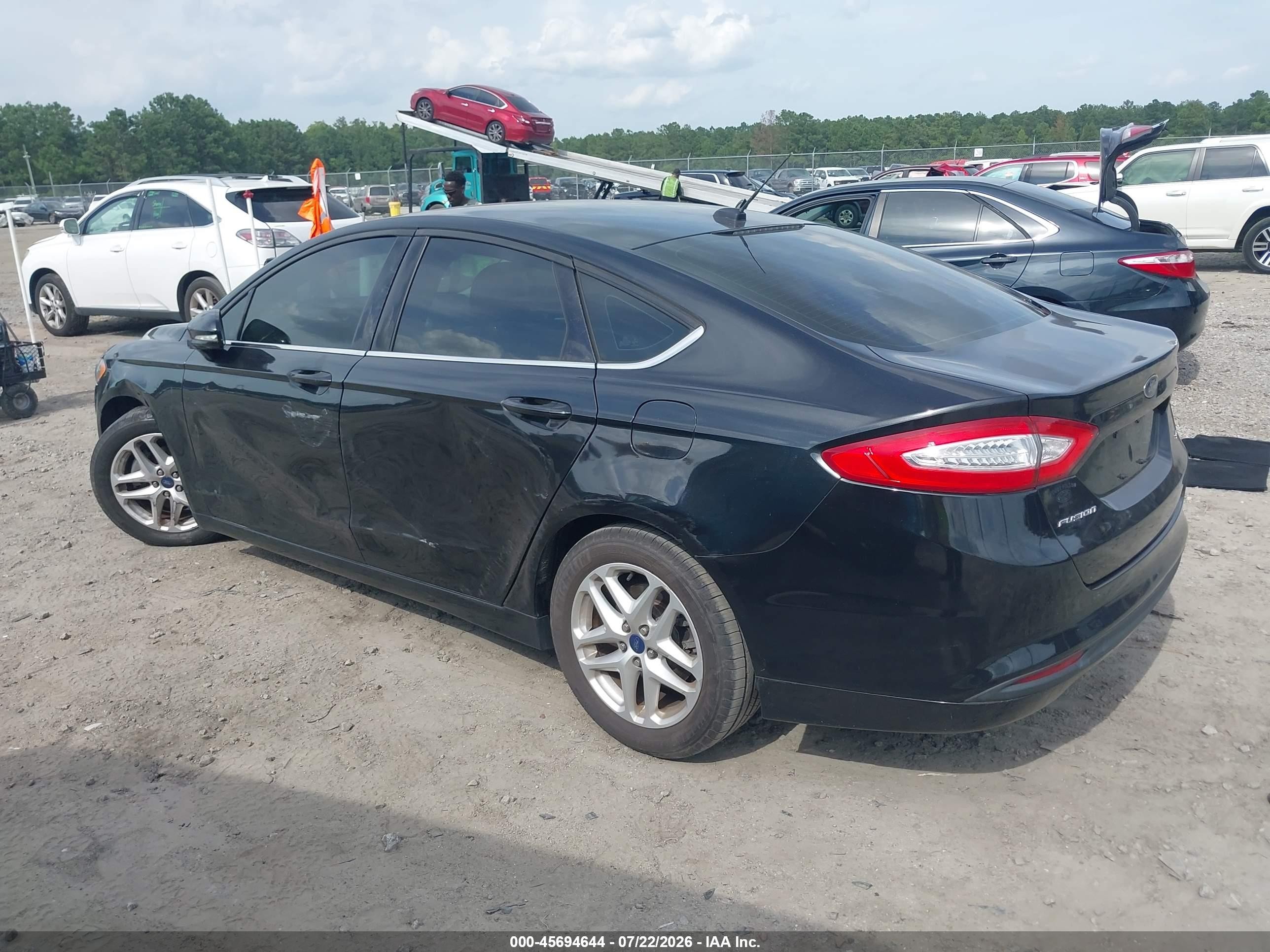 2014 Ford Fusion Se Черный vin: 3FA6P0H75ER349871