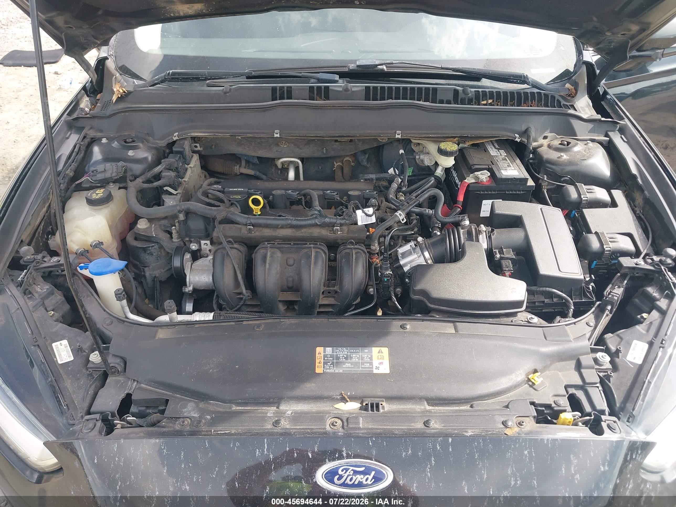 2014 Ford Fusion Se Черный vin: 3FA6P0H75ER349871