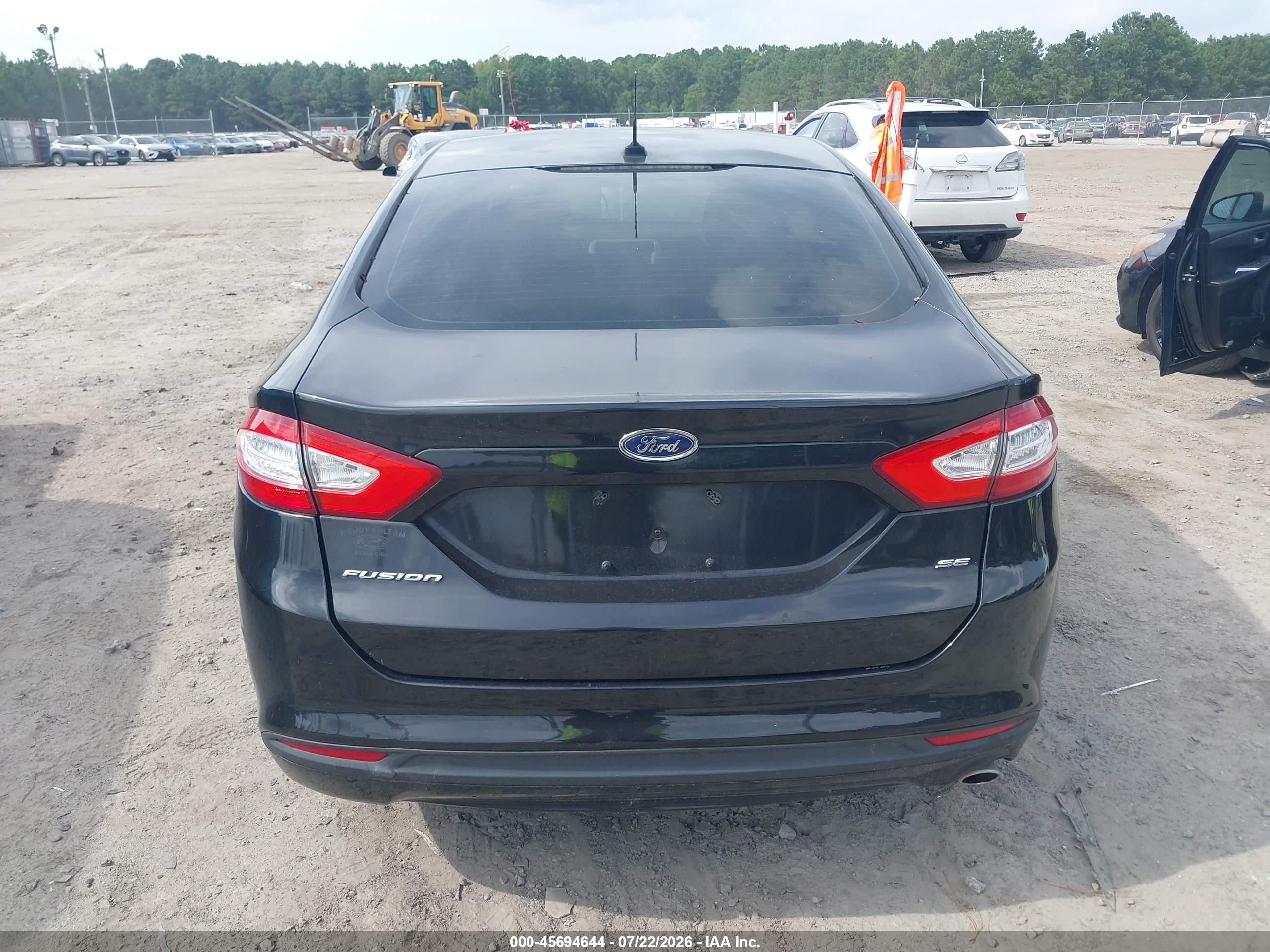 2014 Ford Fusion Se Черный vin: 3FA6P0H75ER349871