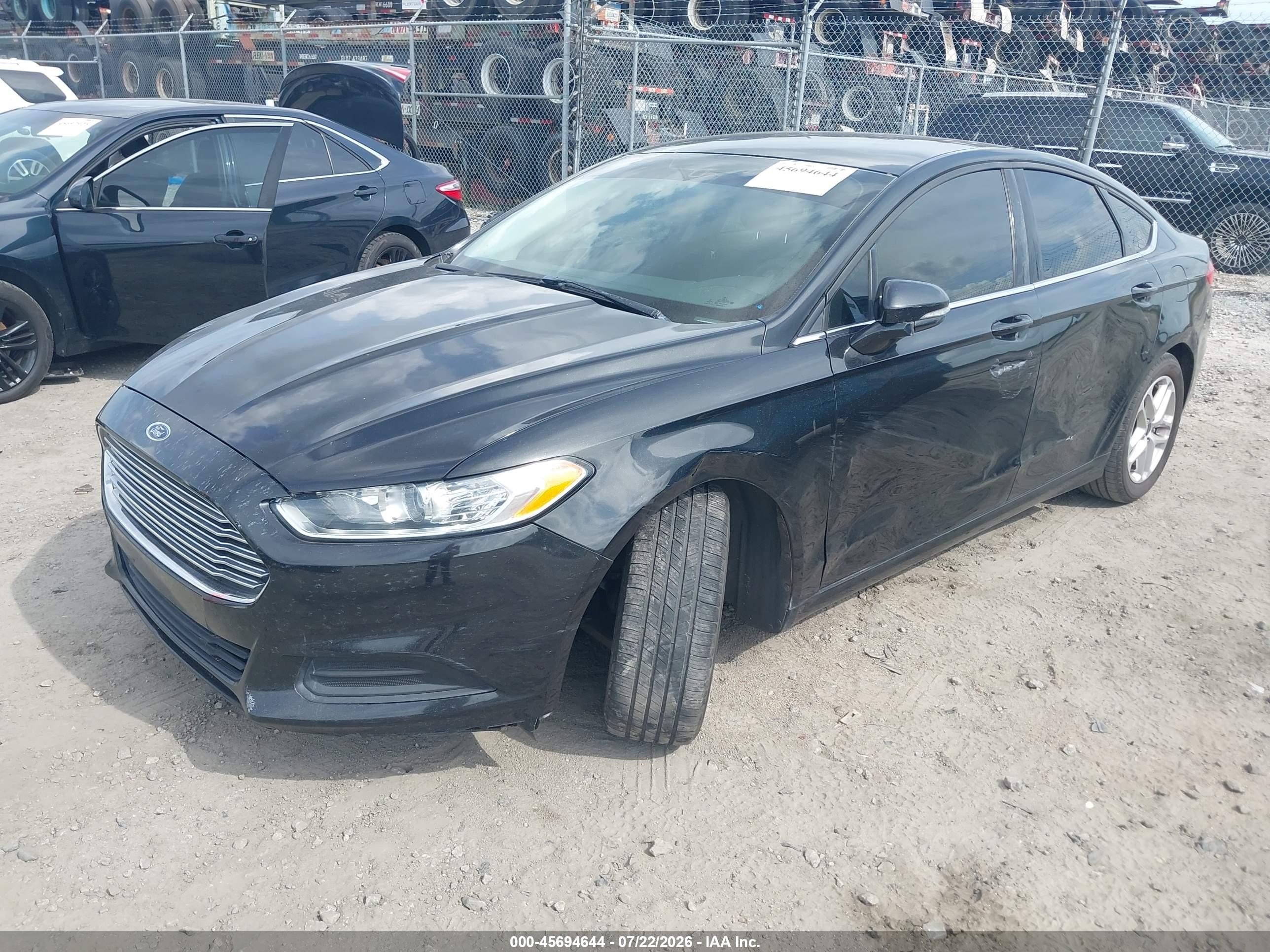 2014 Ford Fusion Se Черный vin: 3FA6P0H75ER349871
