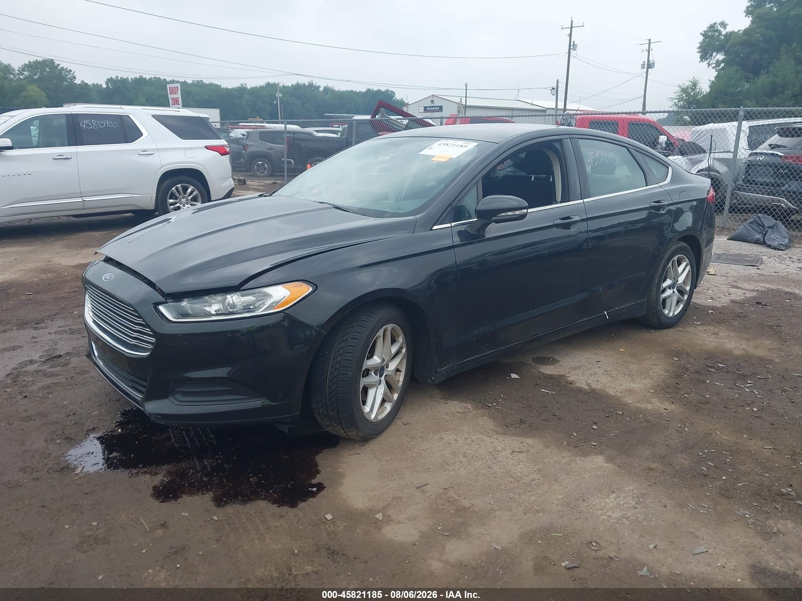 2014 Ford Fusion Se Black vin: 3FA6P0H75ER351653