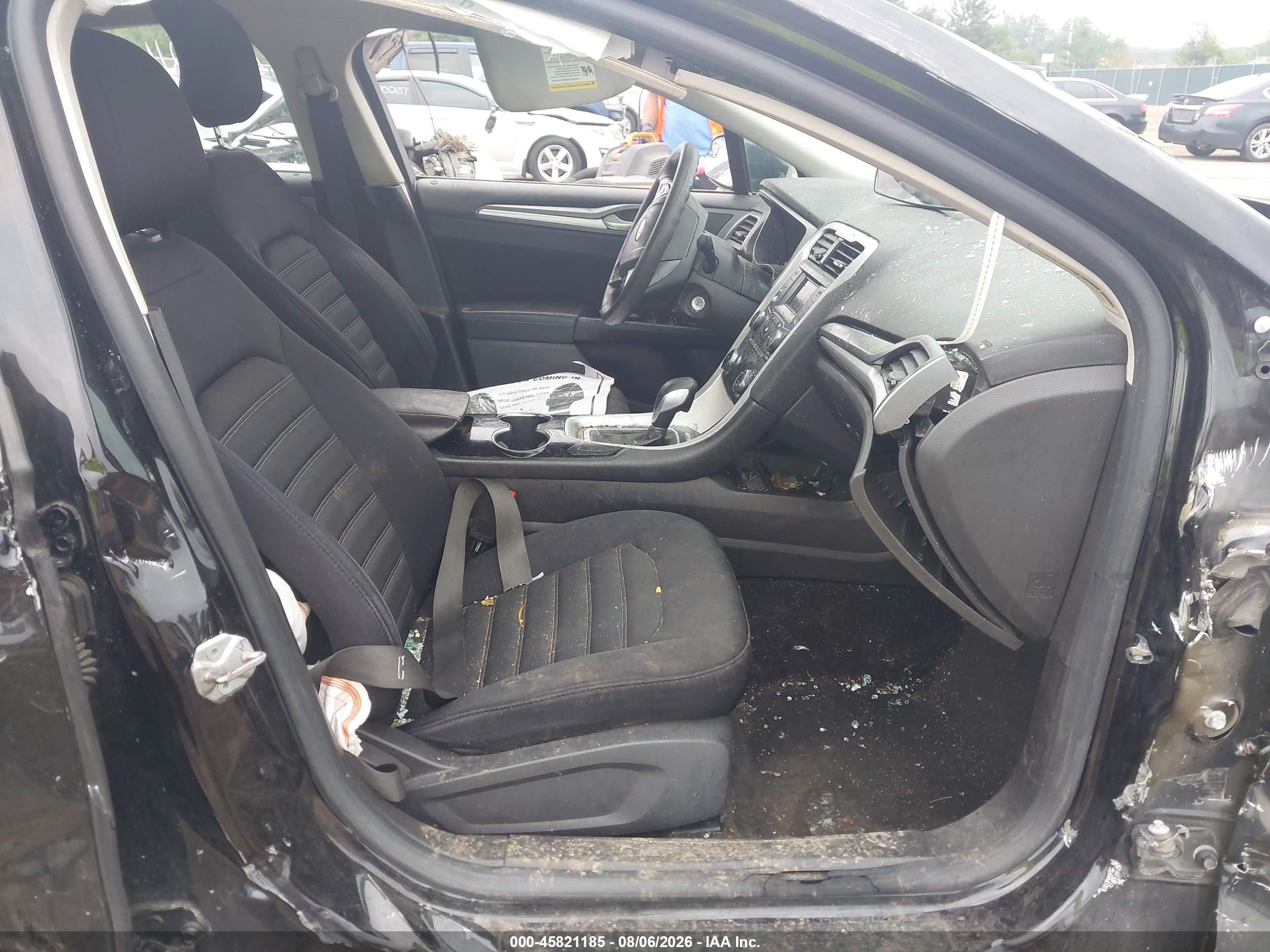 2014 Ford Fusion Se Black vin: 3FA6P0H75ER351653