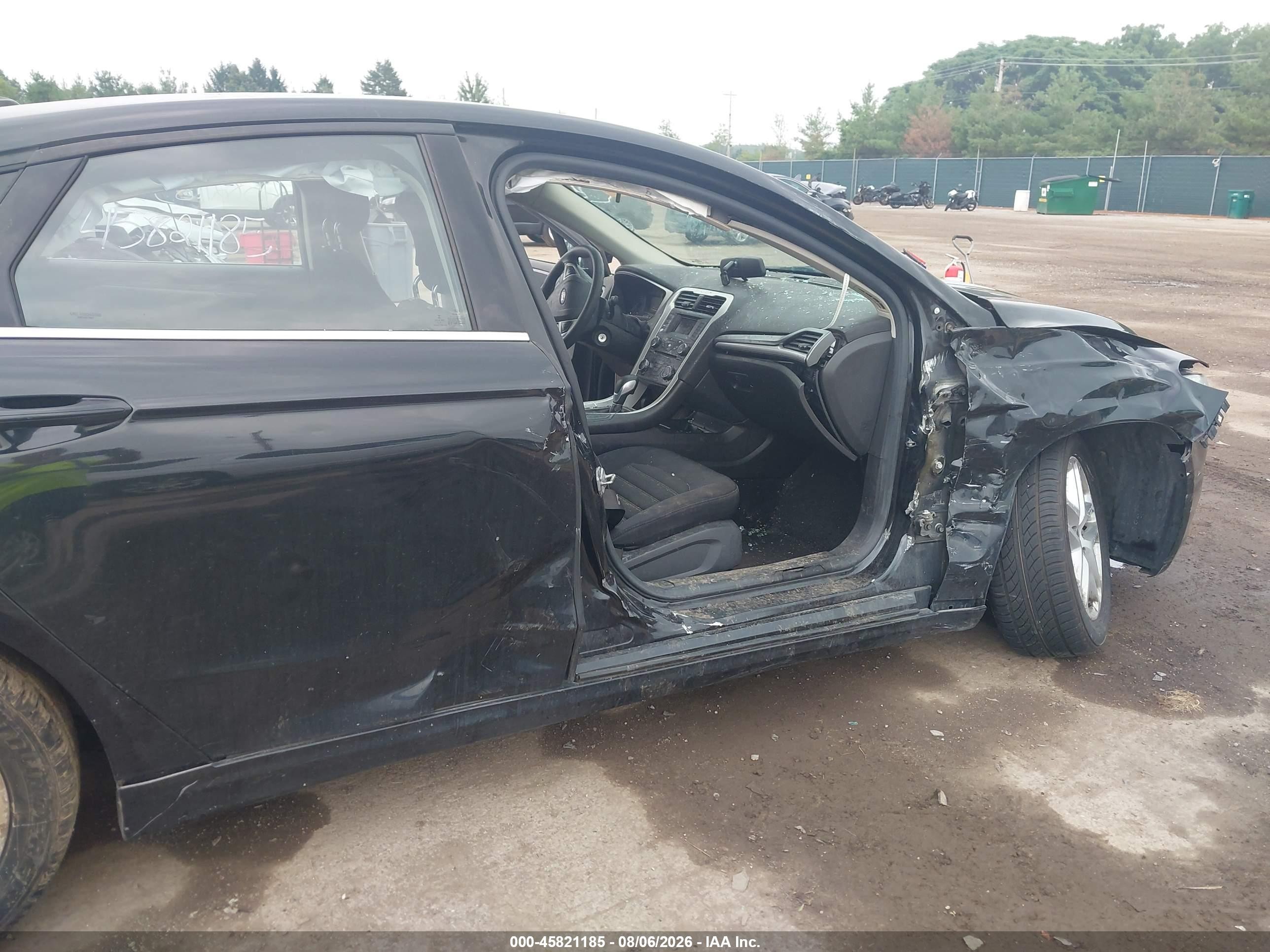 2014 Ford Fusion Se Black vin: 3FA6P0H75ER351653