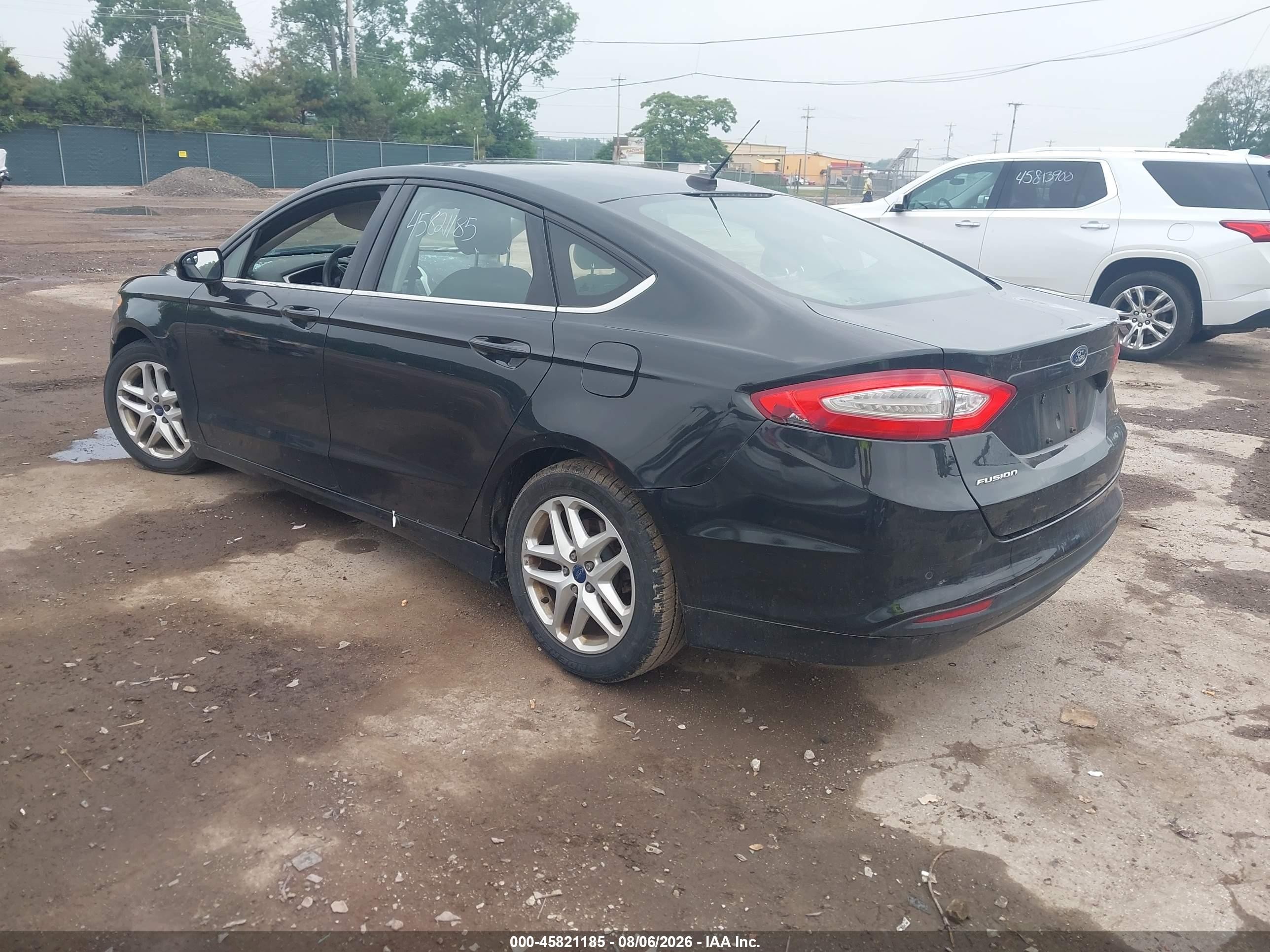 2014 Ford Fusion Se Black vin: 3FA6P0H75ER351653