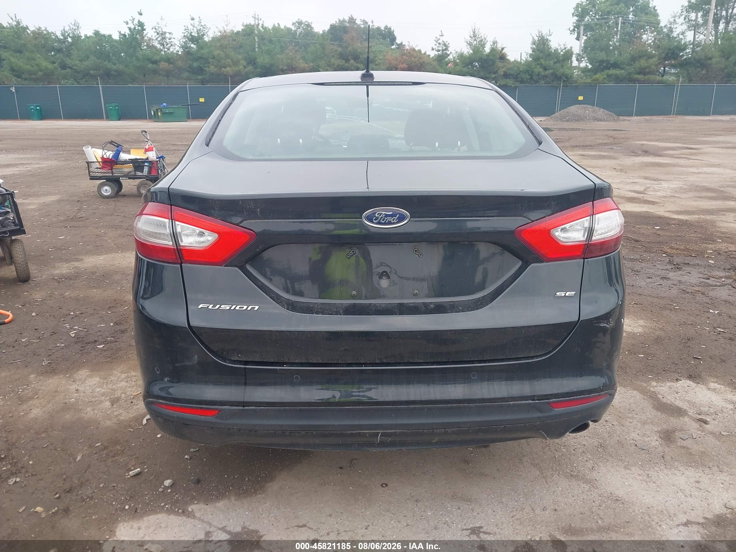 2014 Ford Fusion Se Black vin: 3FA6P0H75ER351653