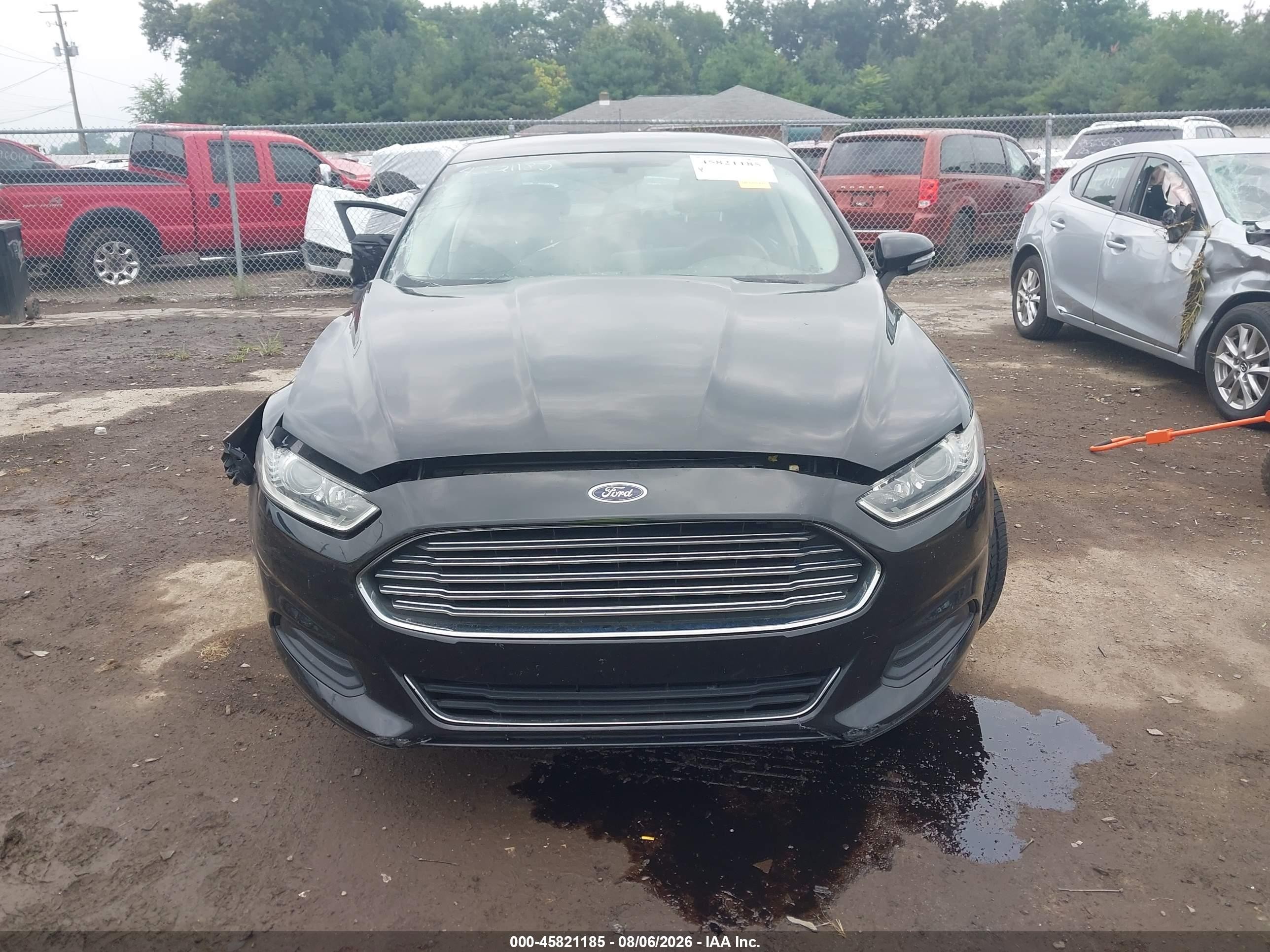 2014 Ford Fusion Se Black vin: 3FA6P0H75ER351653