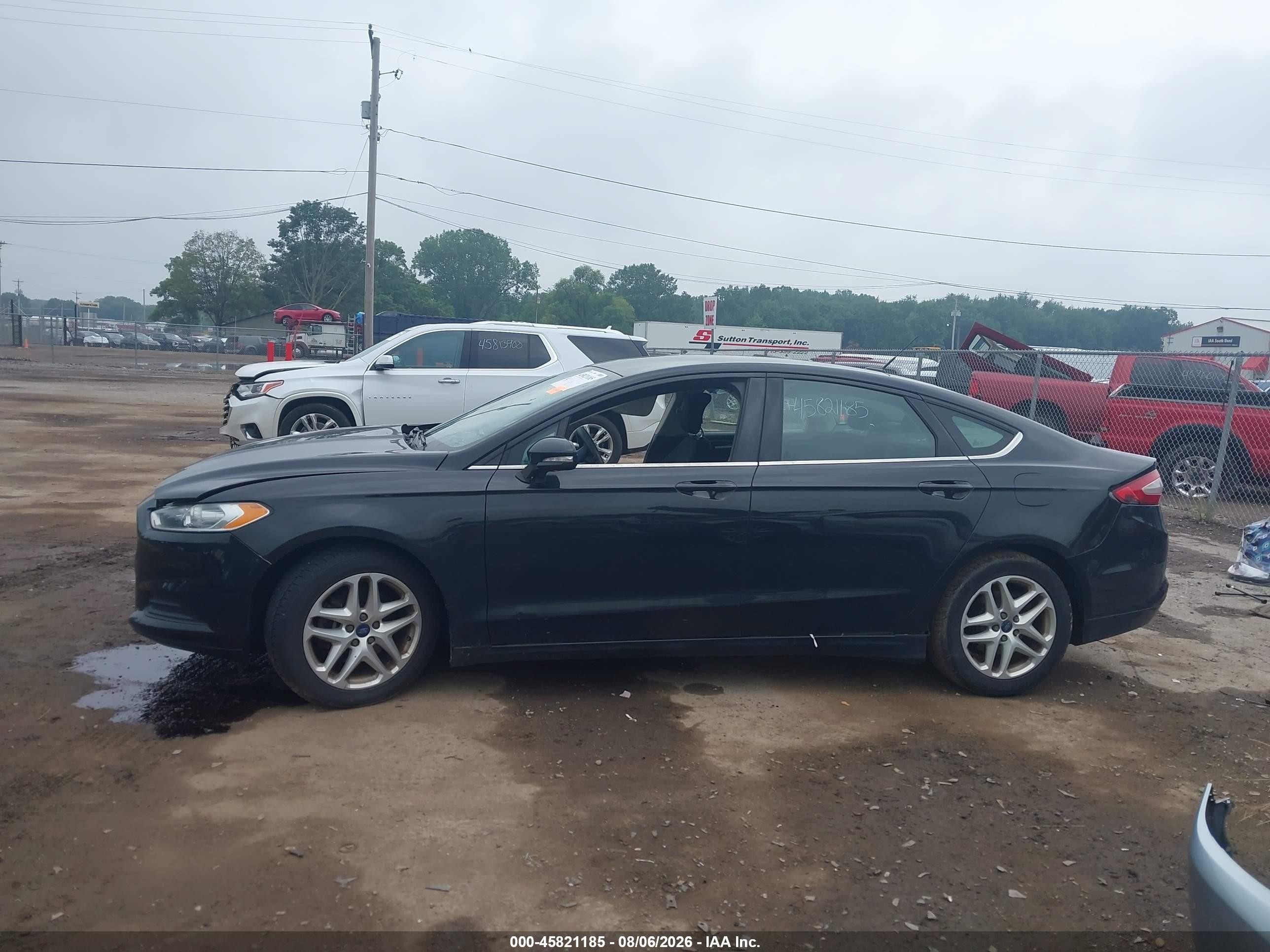 2014 Ford Fusion Se Black vin: 3FA6P0H75ER351653