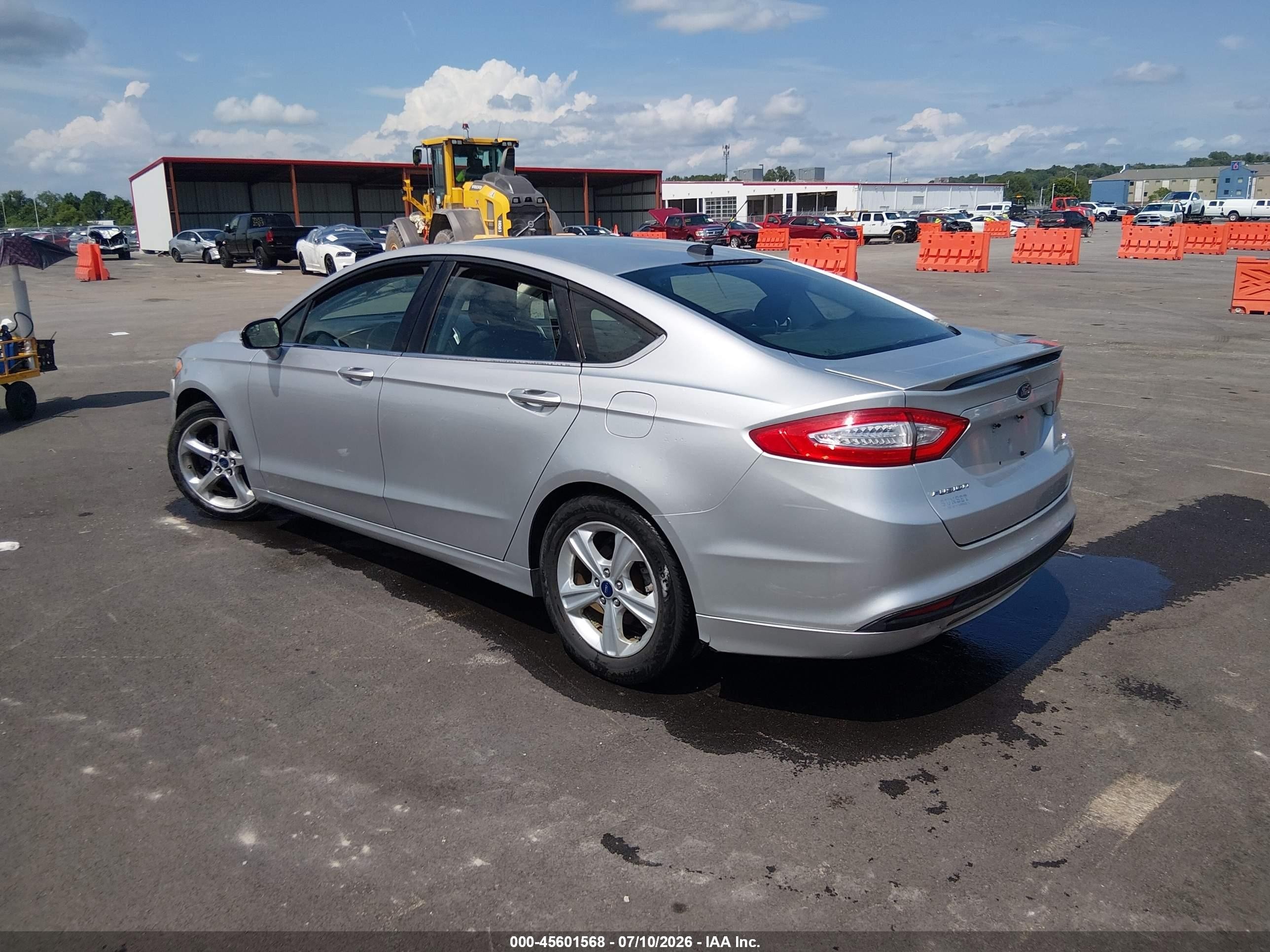 2014 Ford Fusion Se Silver vin: 3FA6P0H75ER360787
