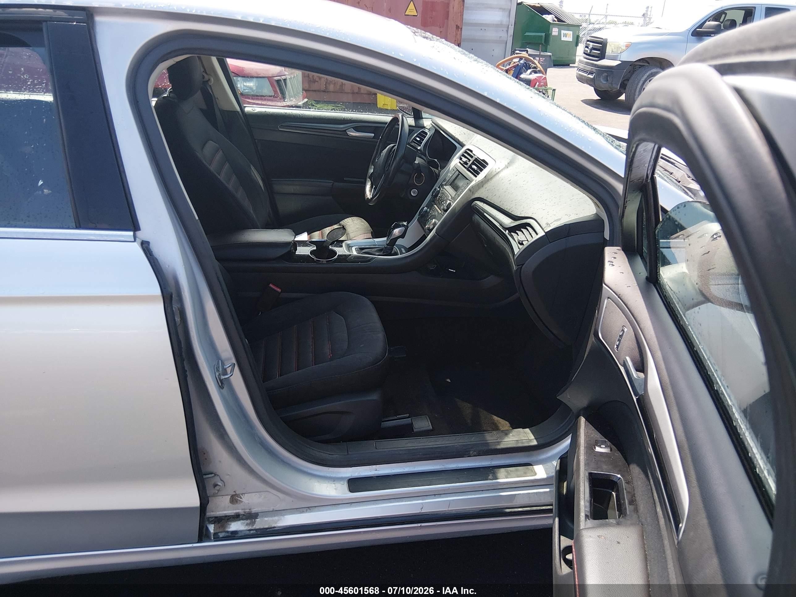 2014 Ford Fusion Se Silver vin: 3FA6P0H75ER360787
