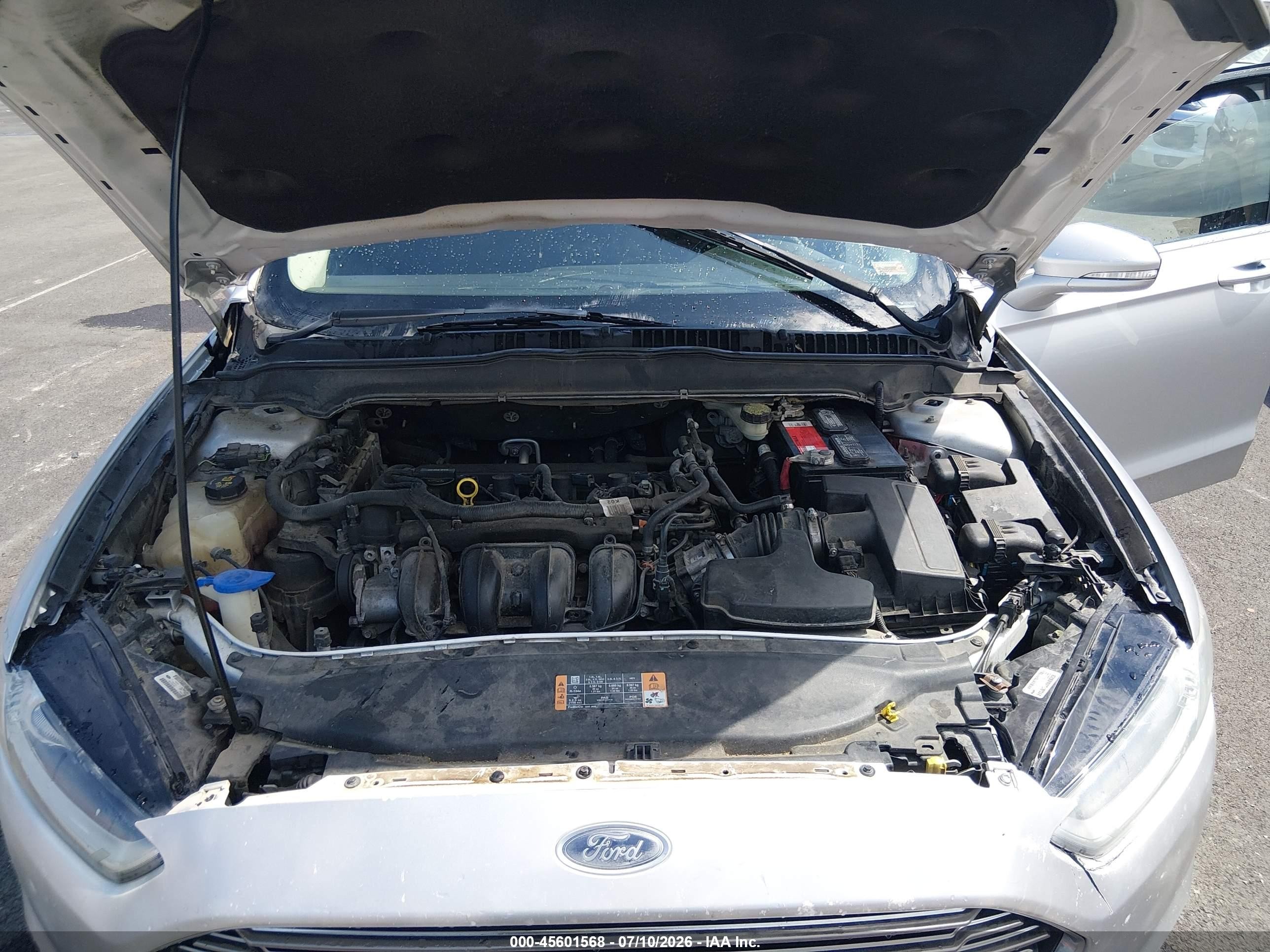 2014 Ford Fusion Se Silver vin: 3FA6P0H75ER360787