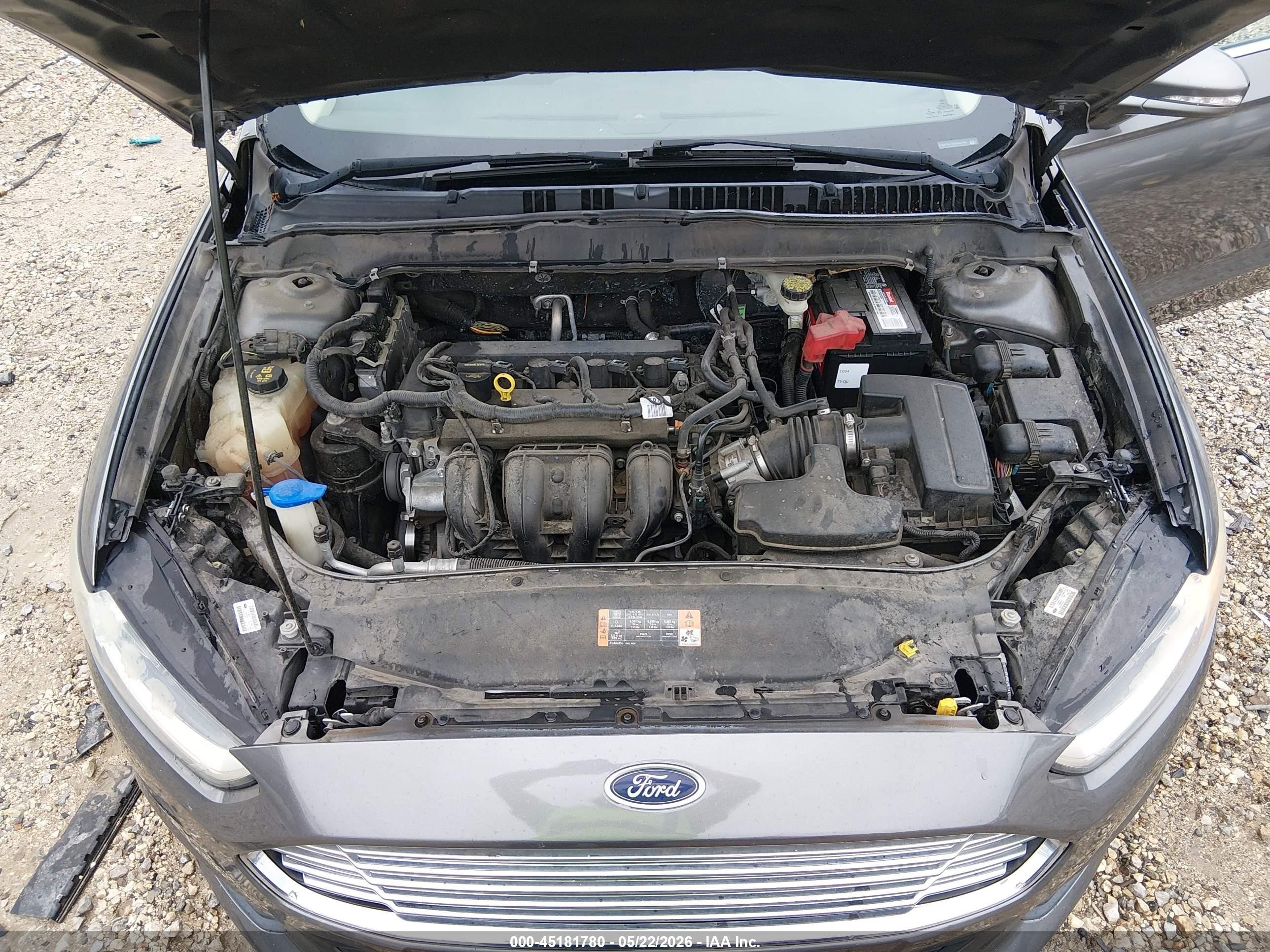 2014 Ford Fusion Se Gray vin: 3FA6P0H75ER363706