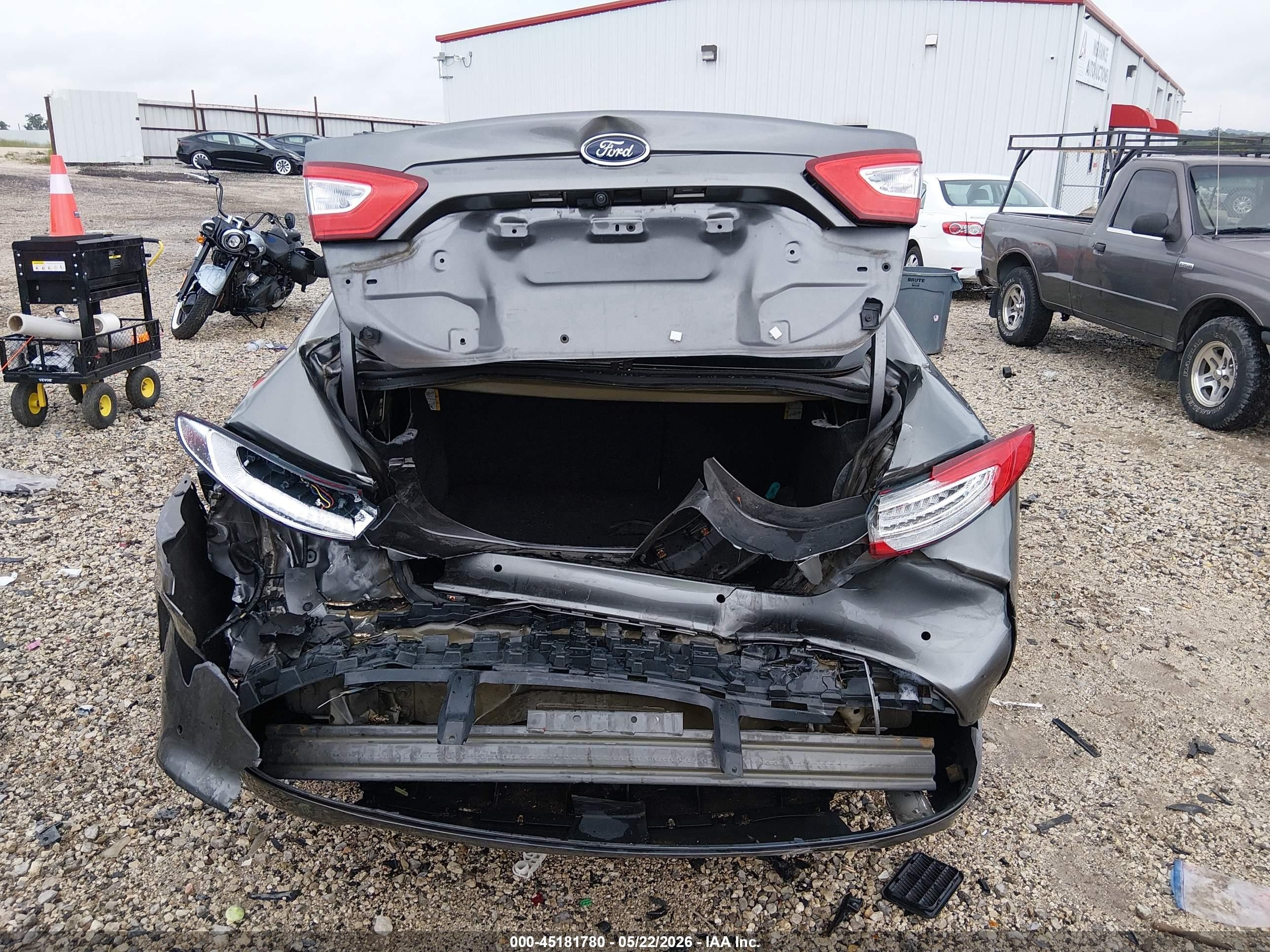 2014 Ford Fusion Se Gray vin: 3FA6P0H75ER363706