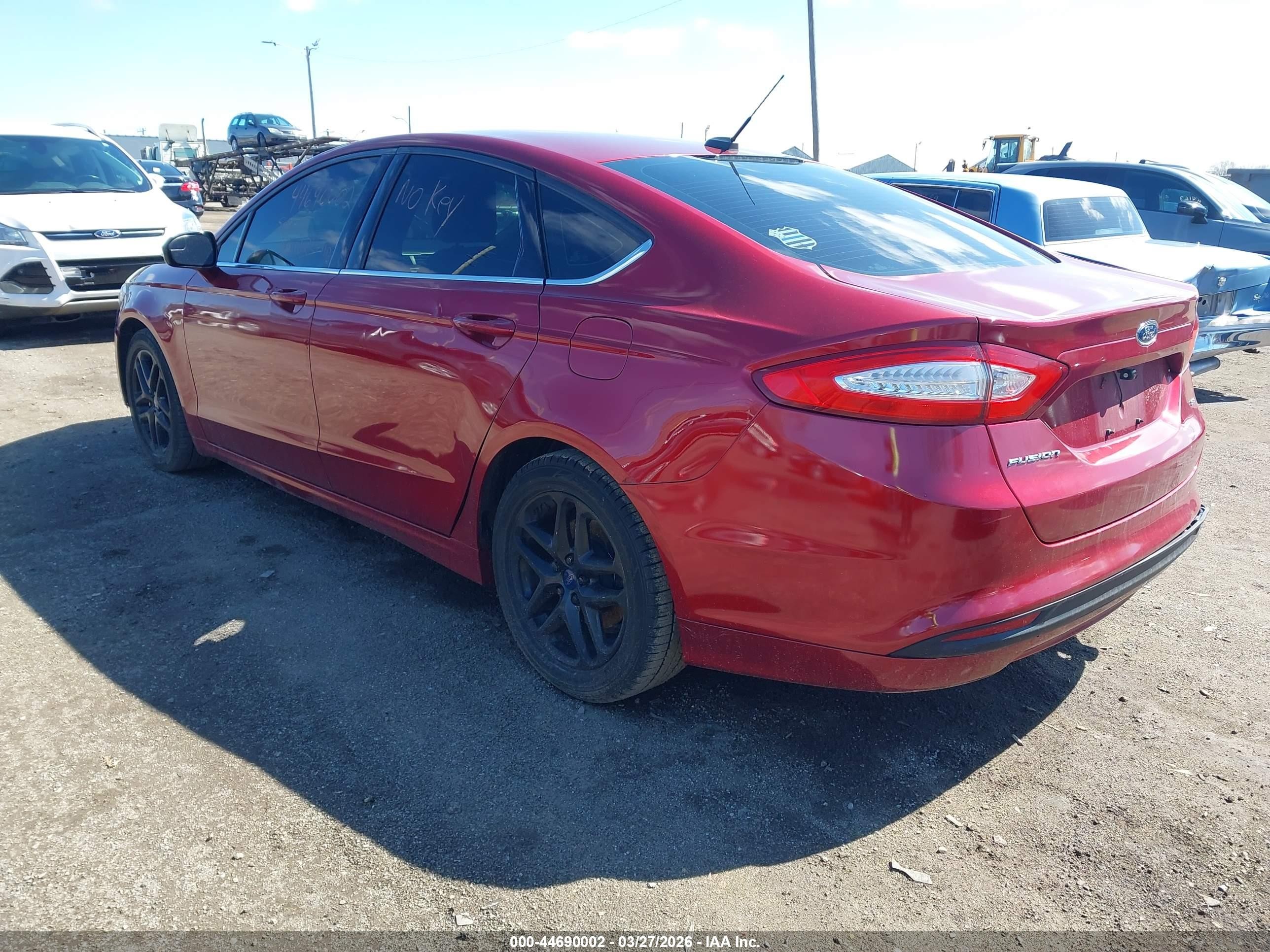 2014 Ford Fusion Se Red vin: 3FA6P0H75ER375967